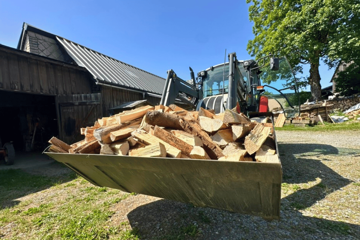 Regional erzeugtes Kaminholz aus dem Frankenwald