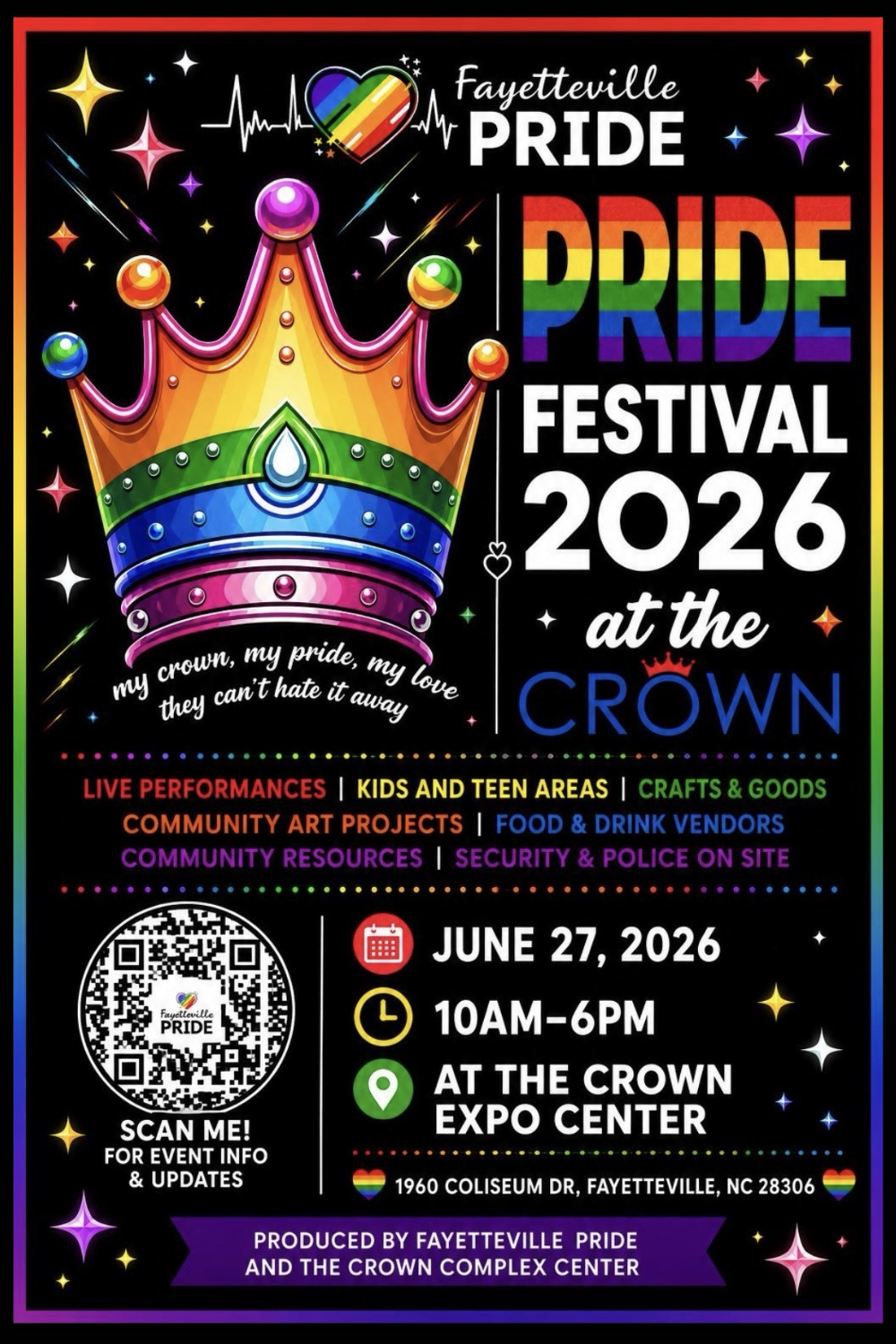 Fayetteville PRIDE Event 2026