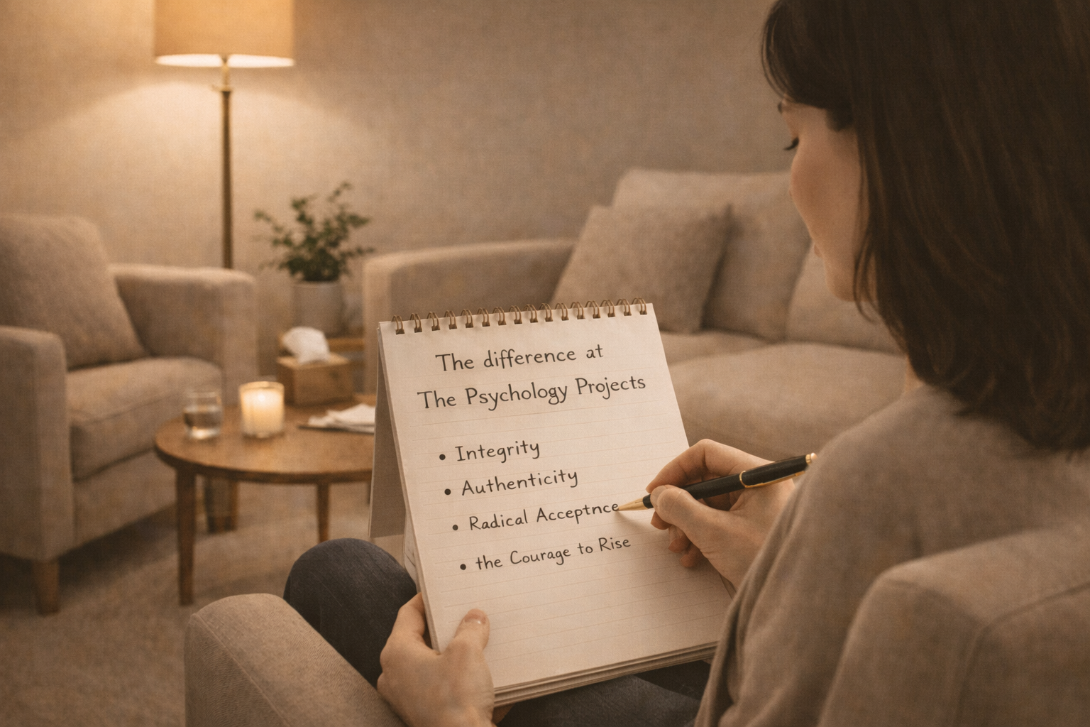 What makes analytical psychotherapy at The Psychology Projects different — integrity, authenticity, radical acceptance, and the courage to rise — Newport Beach CA