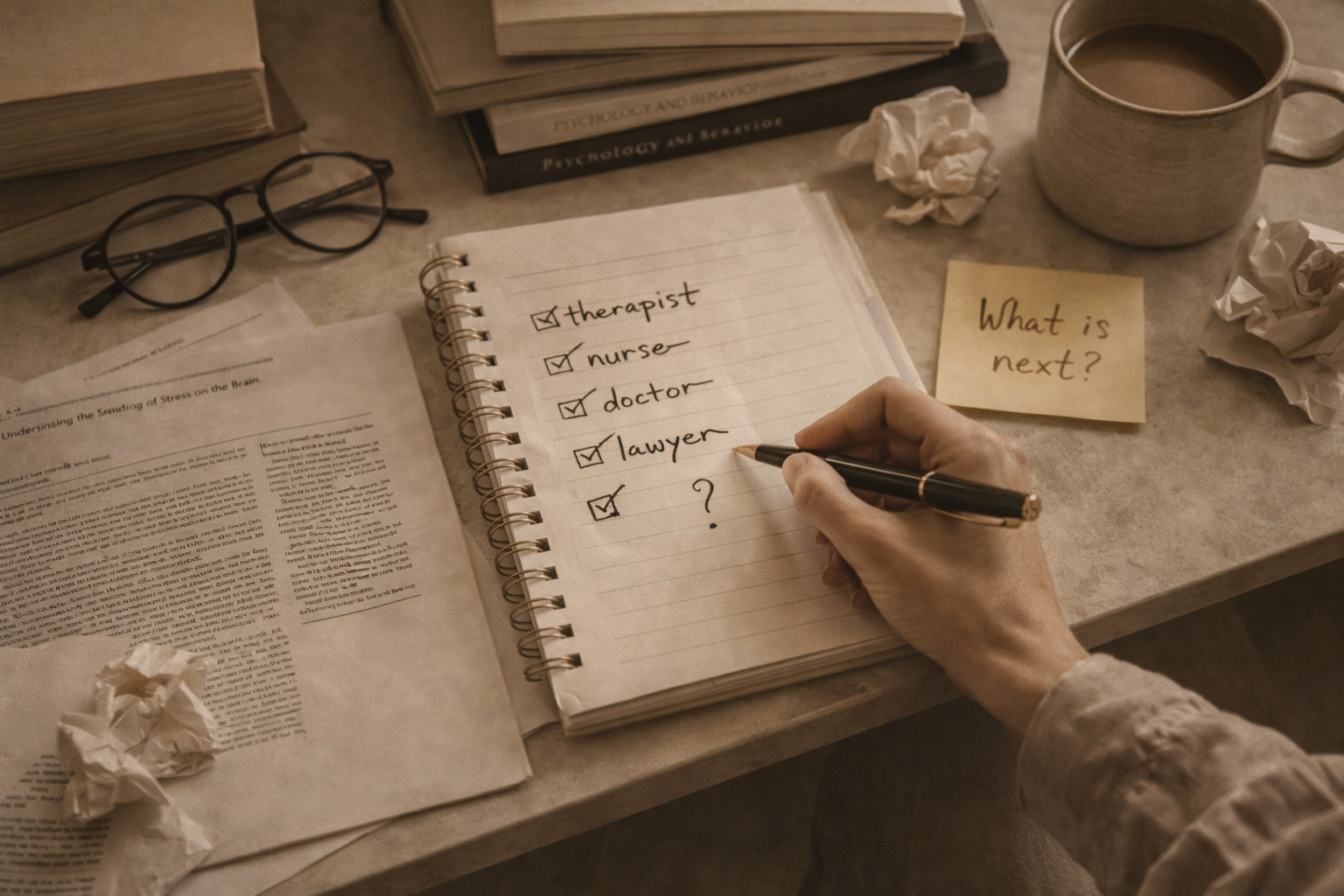 Career coaching for professionals and young adults navigating family pressure, parental expectations, and external obligations blocking career decisions and professional direction — The Psychology Projects Newport Beach California