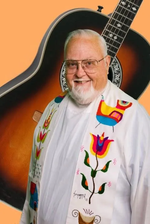 Portrait of Father Glen, the longest serving staff of CSC