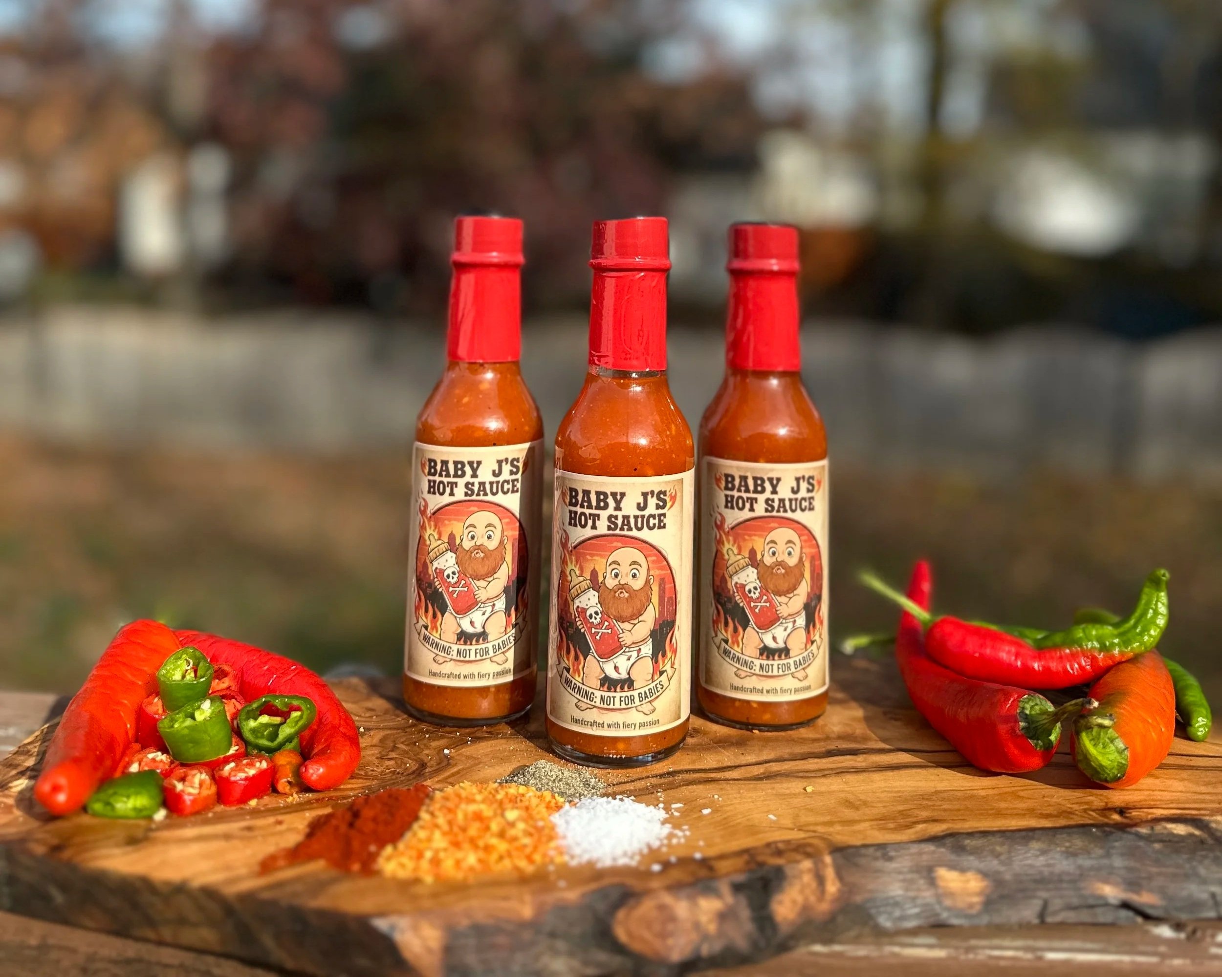 Baby J's Hot Sauce 3 pack