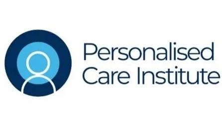 Logo of Personalised Care Institute with a circular icon of a person's outline and the text 'Personalised Care Institute.'