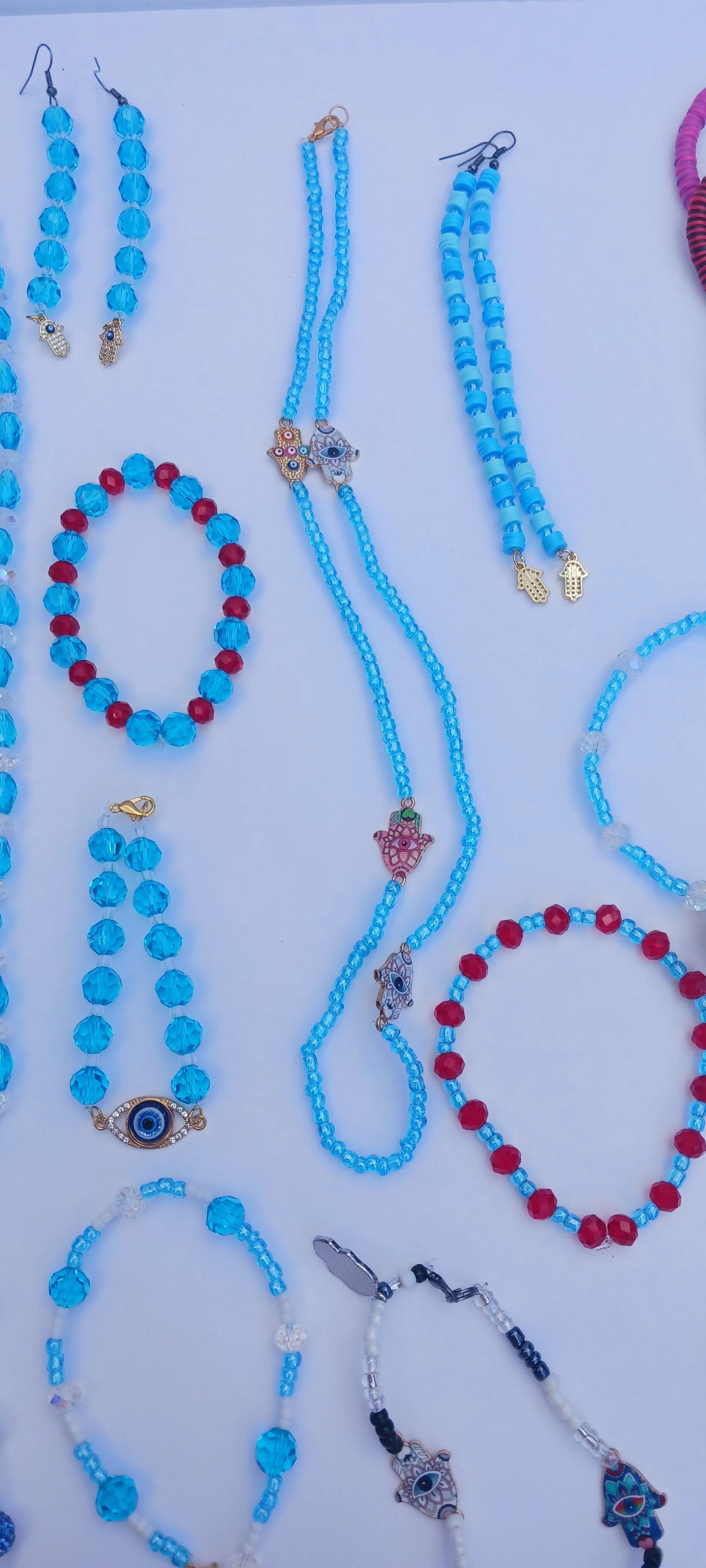 Austrian Crystal Bracelets, Earrings, Anklets, Necklaces (with & without charms)