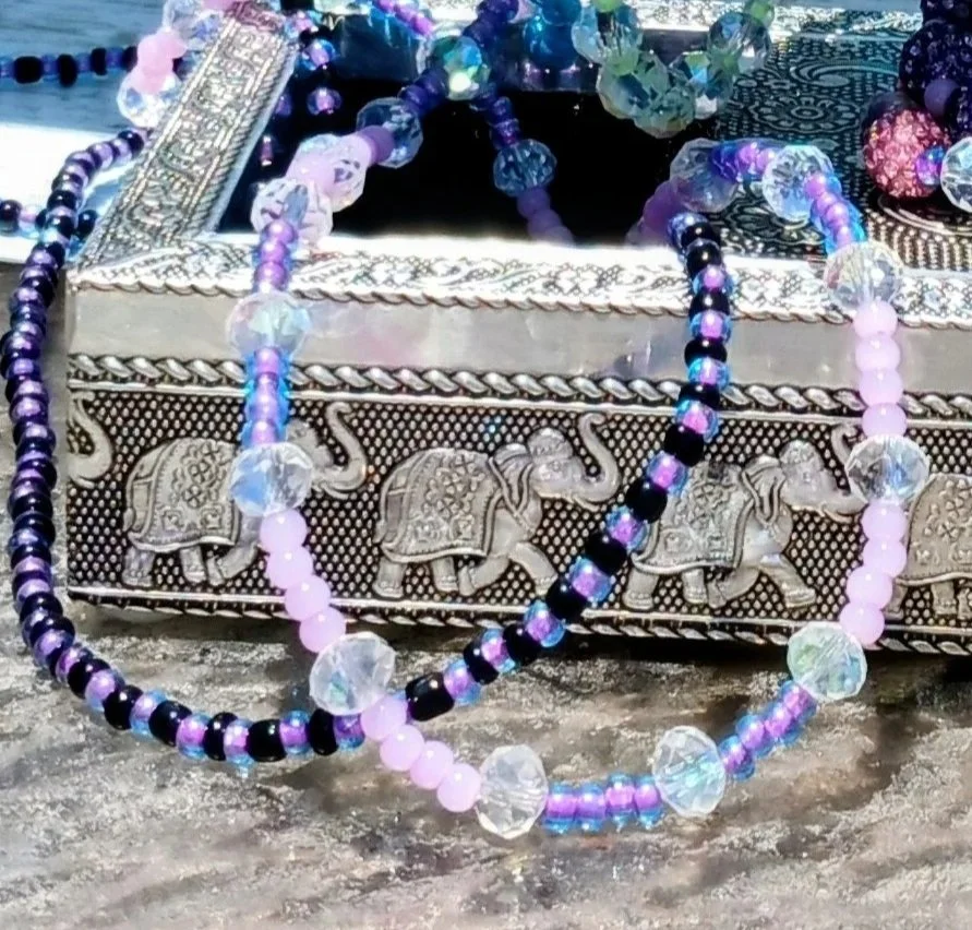 Custom Created Glossy Beads With & Without Charms