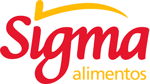 Logotipo de Sigma Alimentos con letras rojas y amarillas.