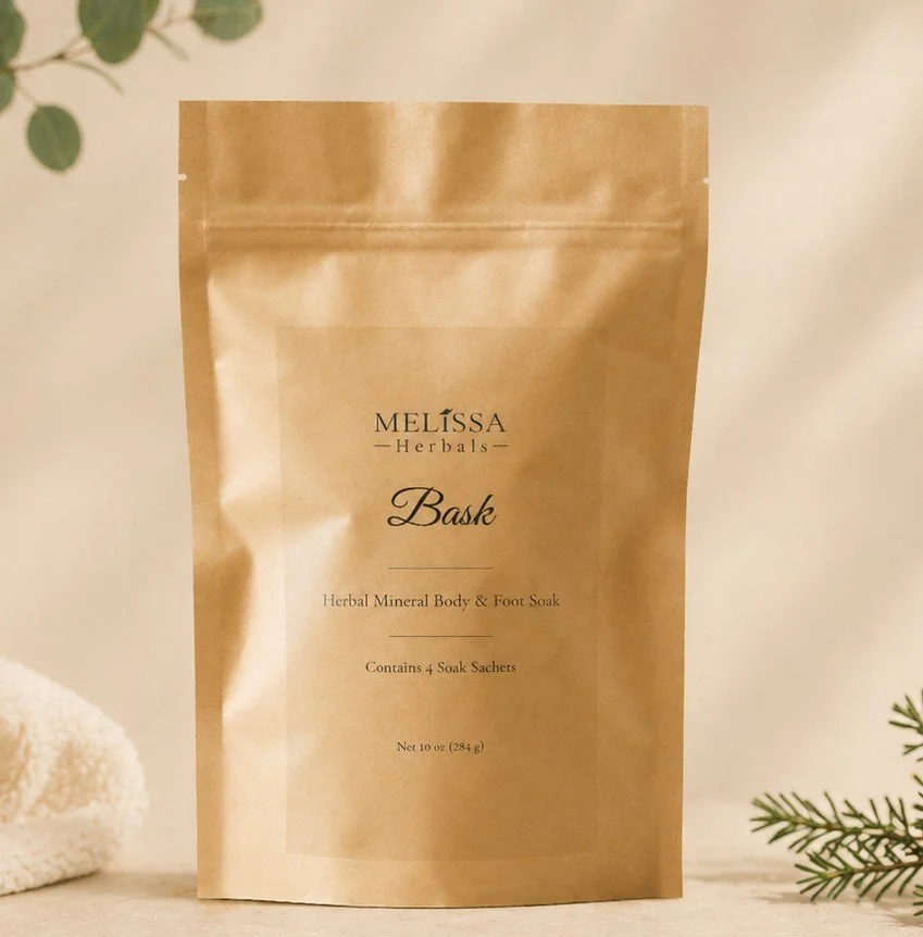 Bask: Herbal Mineral Body & Foot Soak  (4-pack)