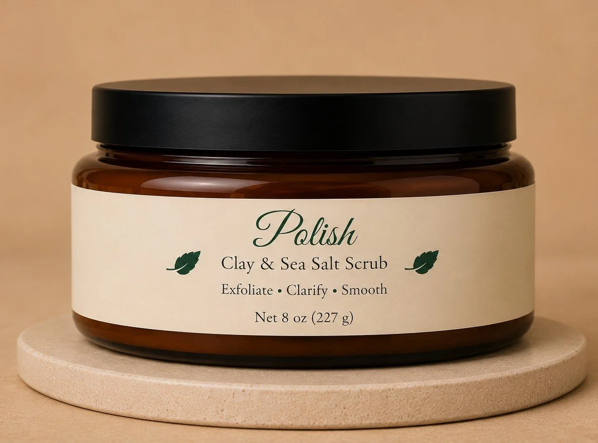 Polish: Clay & Sea Salt Scrub