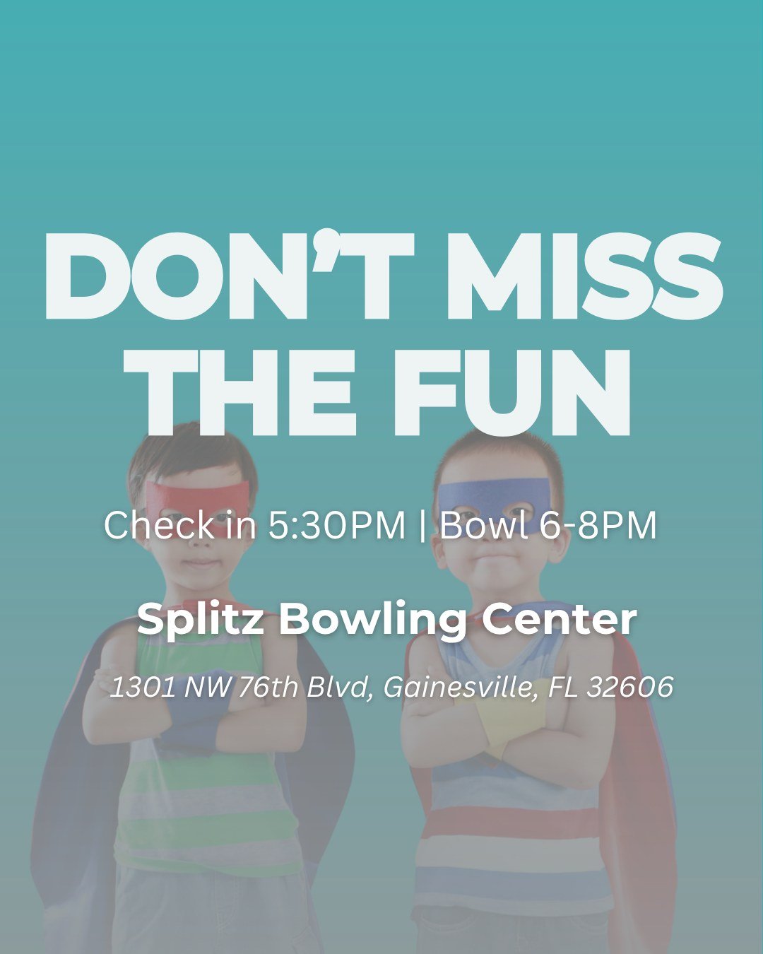 🎉 Today&rsquo;s the day! The JA Superheroes Bowl-A-Thon is happening at Splitsville Bowling Center! 🎳 Come roll strikes, have fun, and support students in Alachua County with financial literacy, work skills, and entrepreneurship programs. 🦸&zwj;♂️