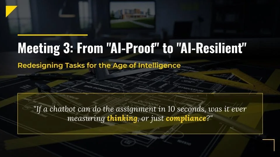 Module 3: Task Redesign (AI-Resilient Assignments)