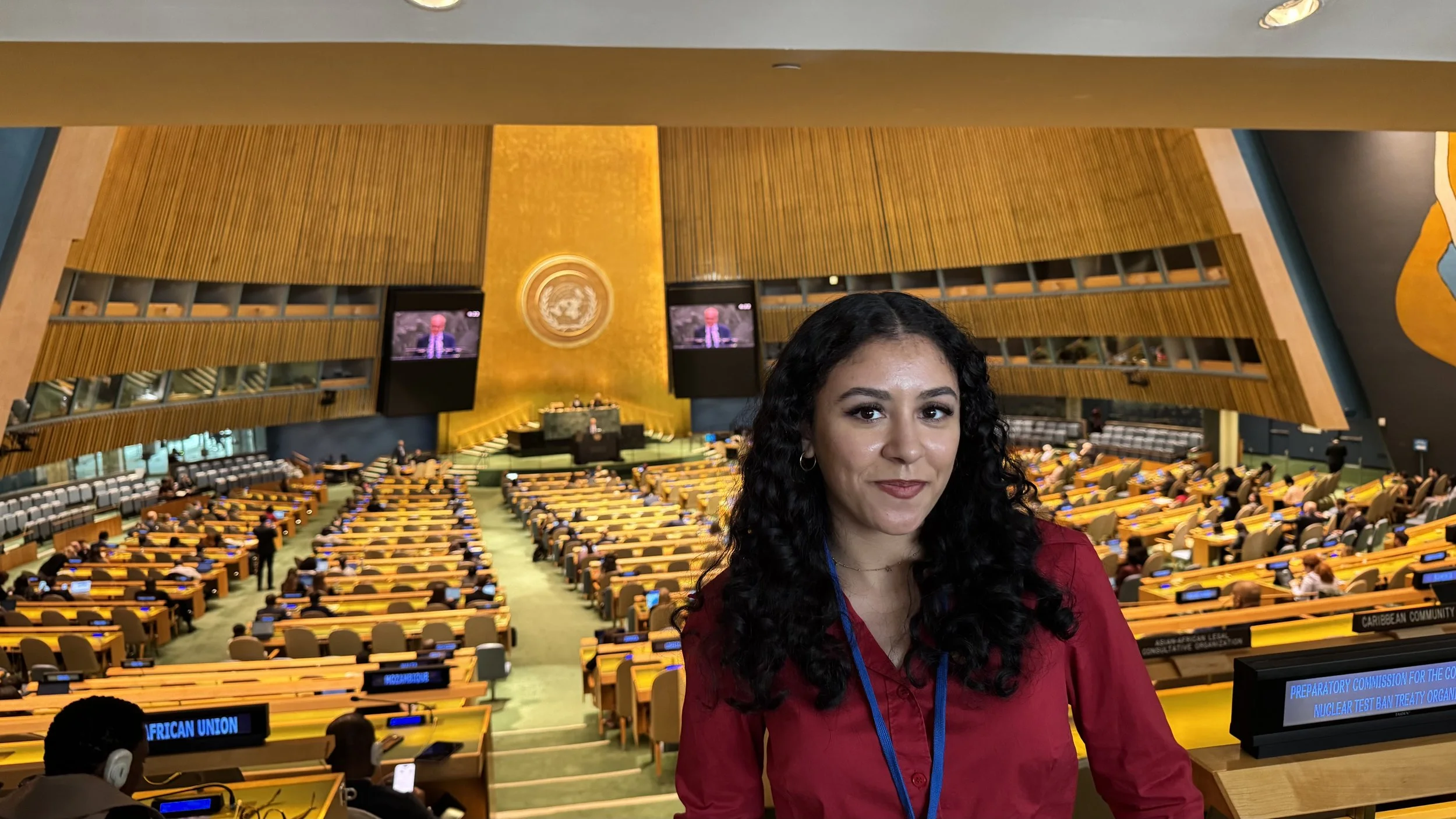 Neisha Hussain the UK's UN Youth Delegate at the United Nations