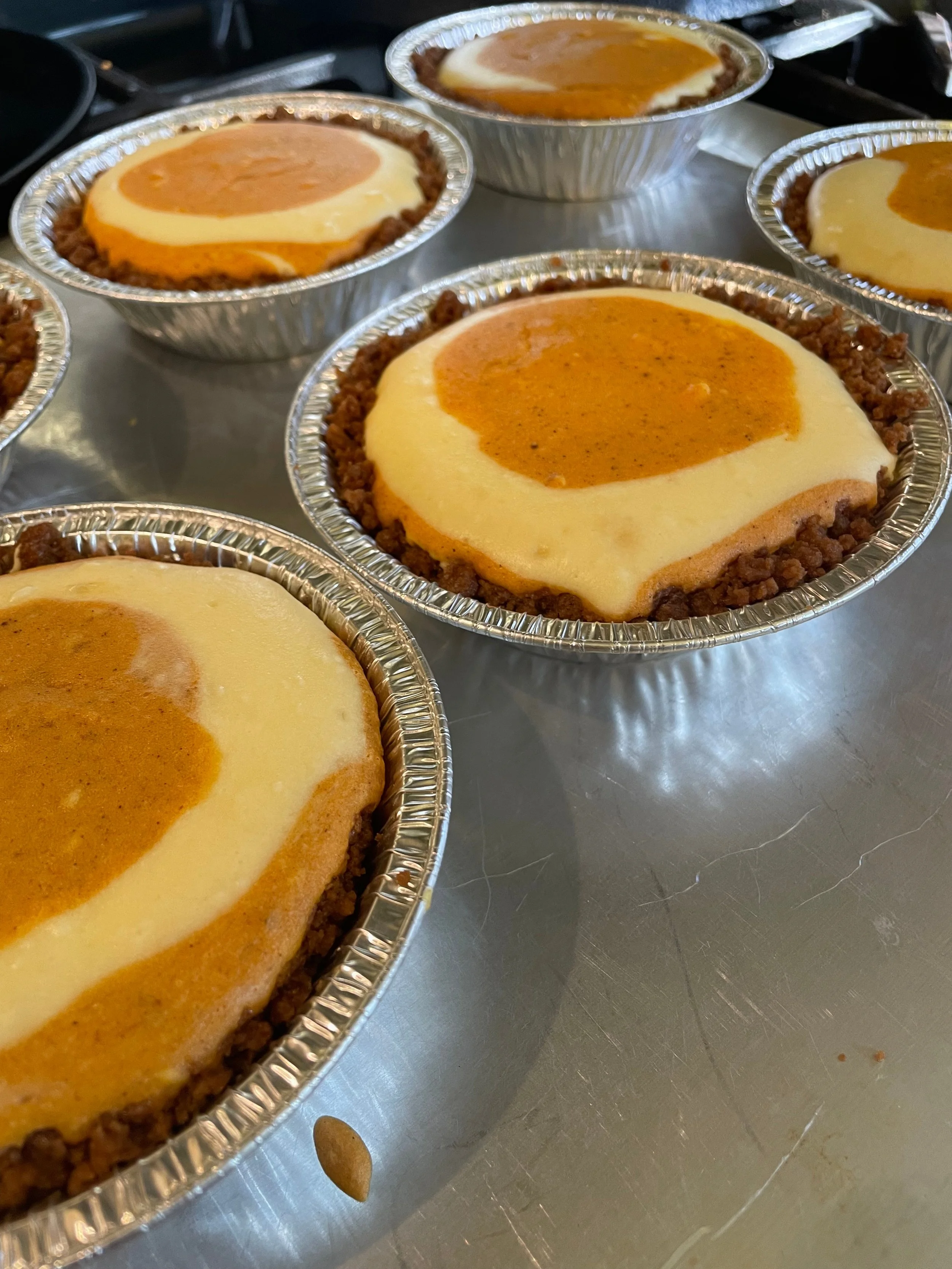 Pumpkin Swirl Cheesecake