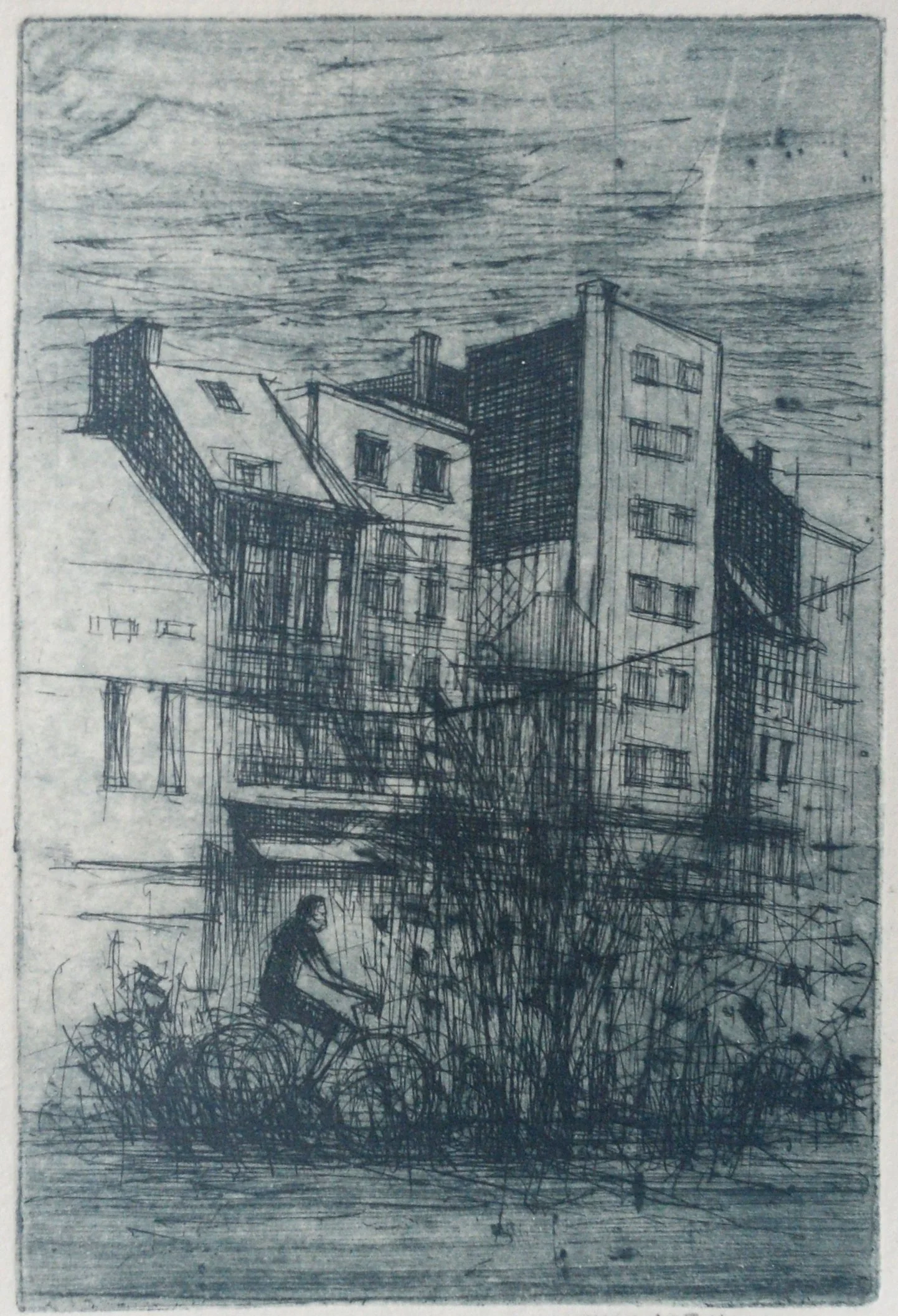etching, 16x12cm 2024