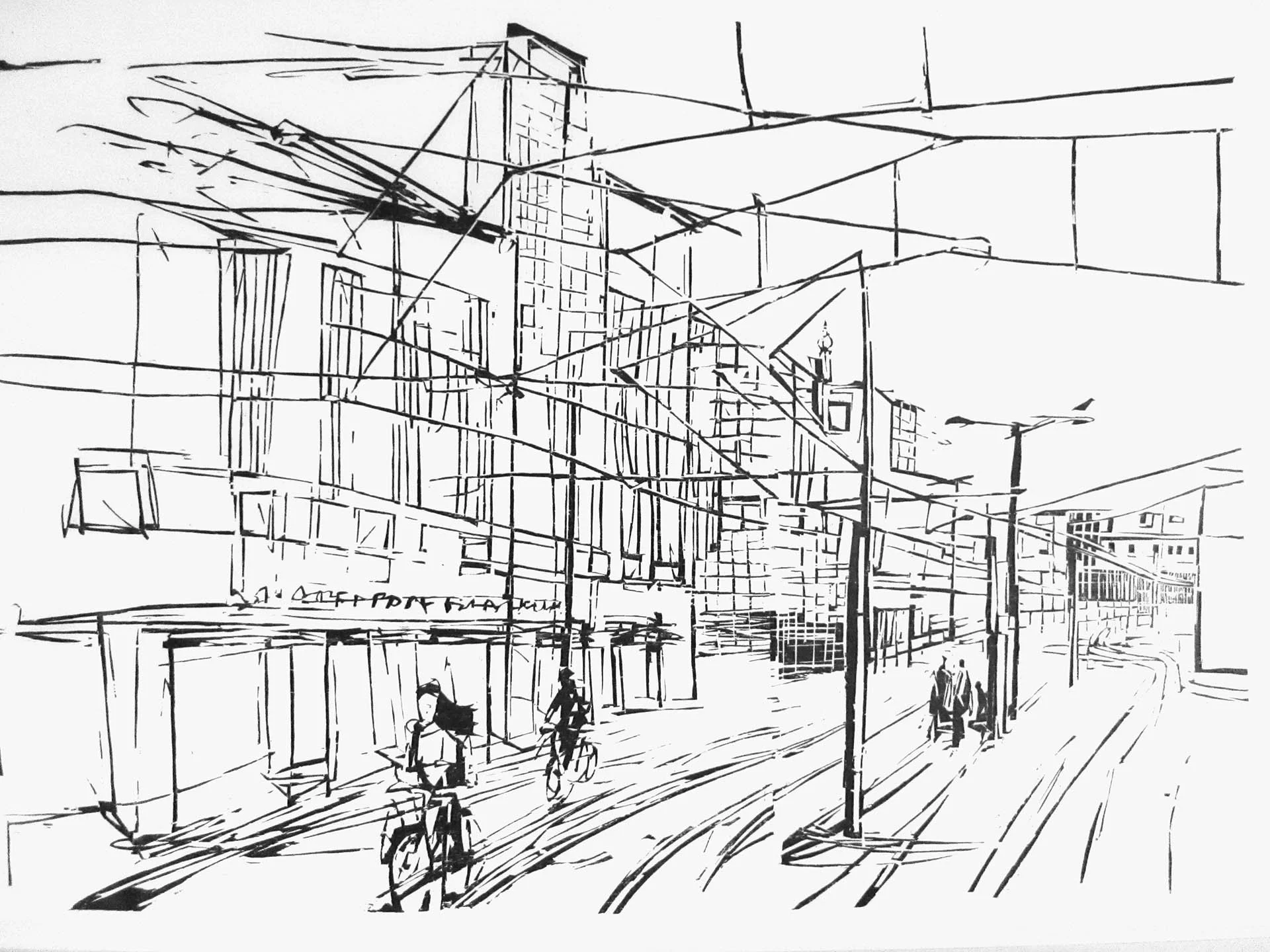 Torenstraat 100x120cm 2010