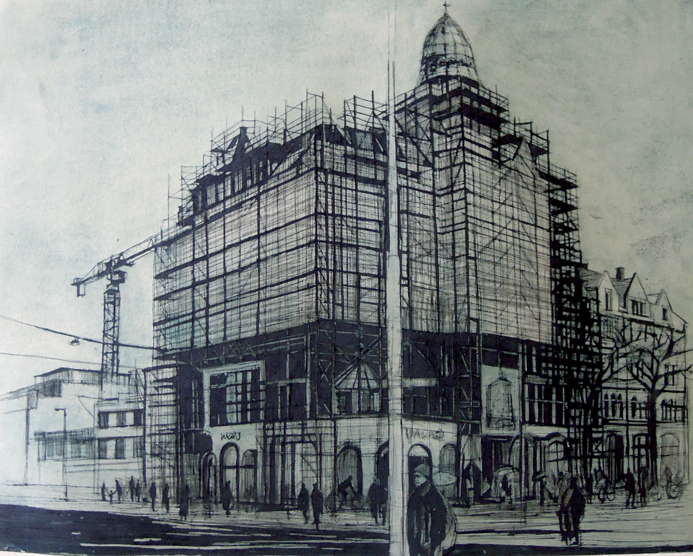 De dam,cardboard print 80,5×63cm,2016