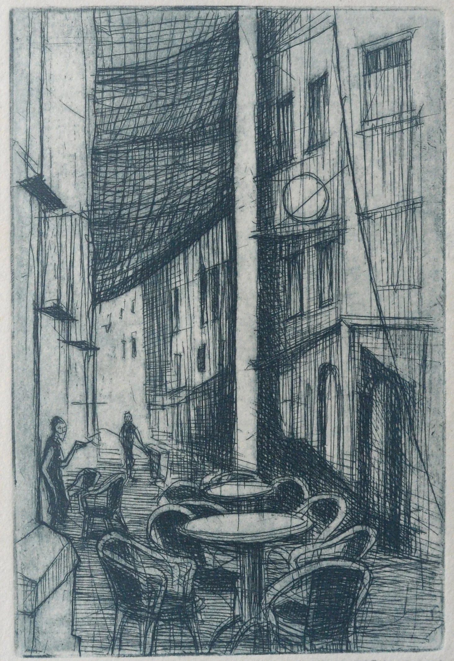 etching, 16x12cm 2024