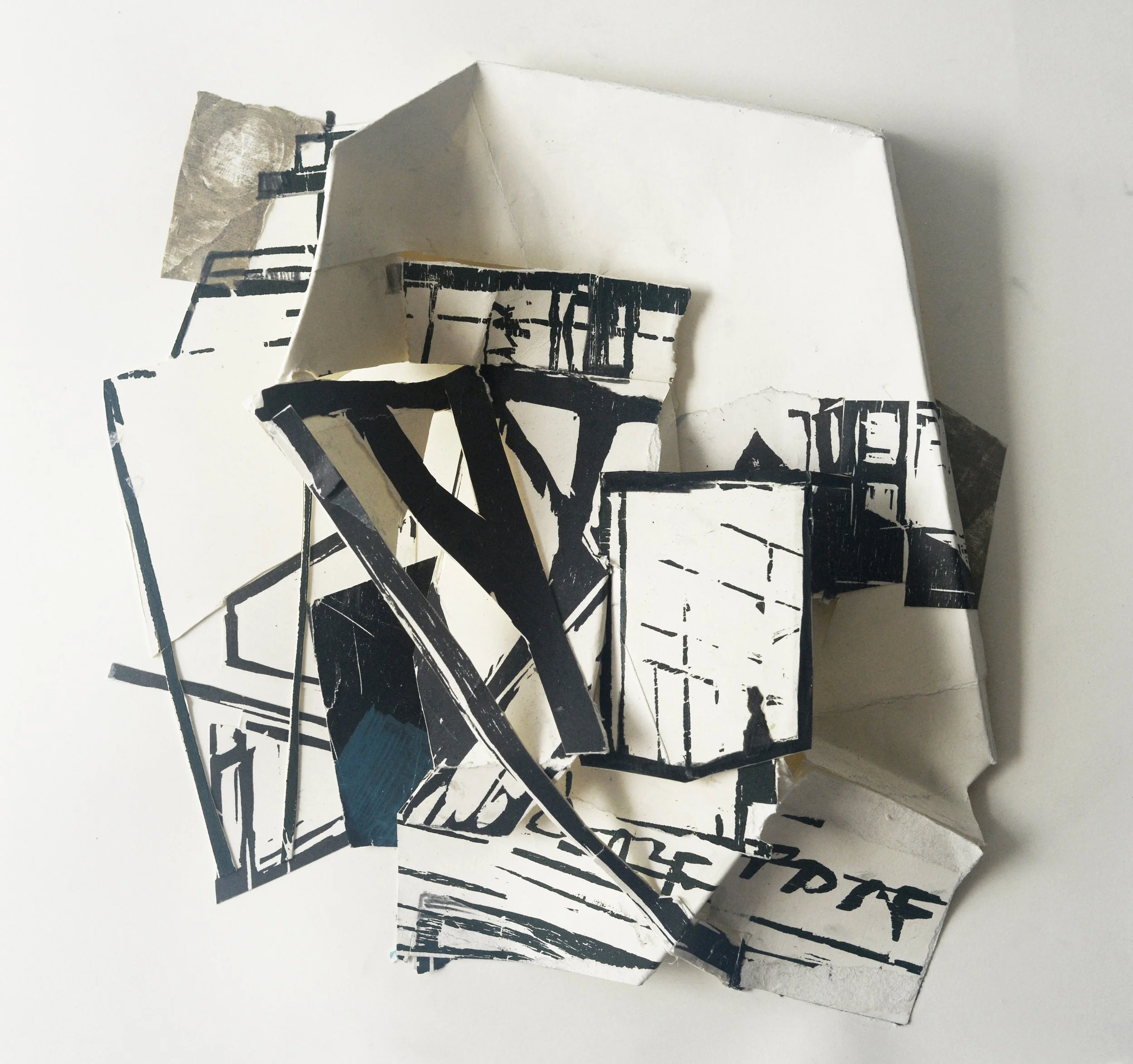 point of view, folded print on paper 33,5x32cm 2023