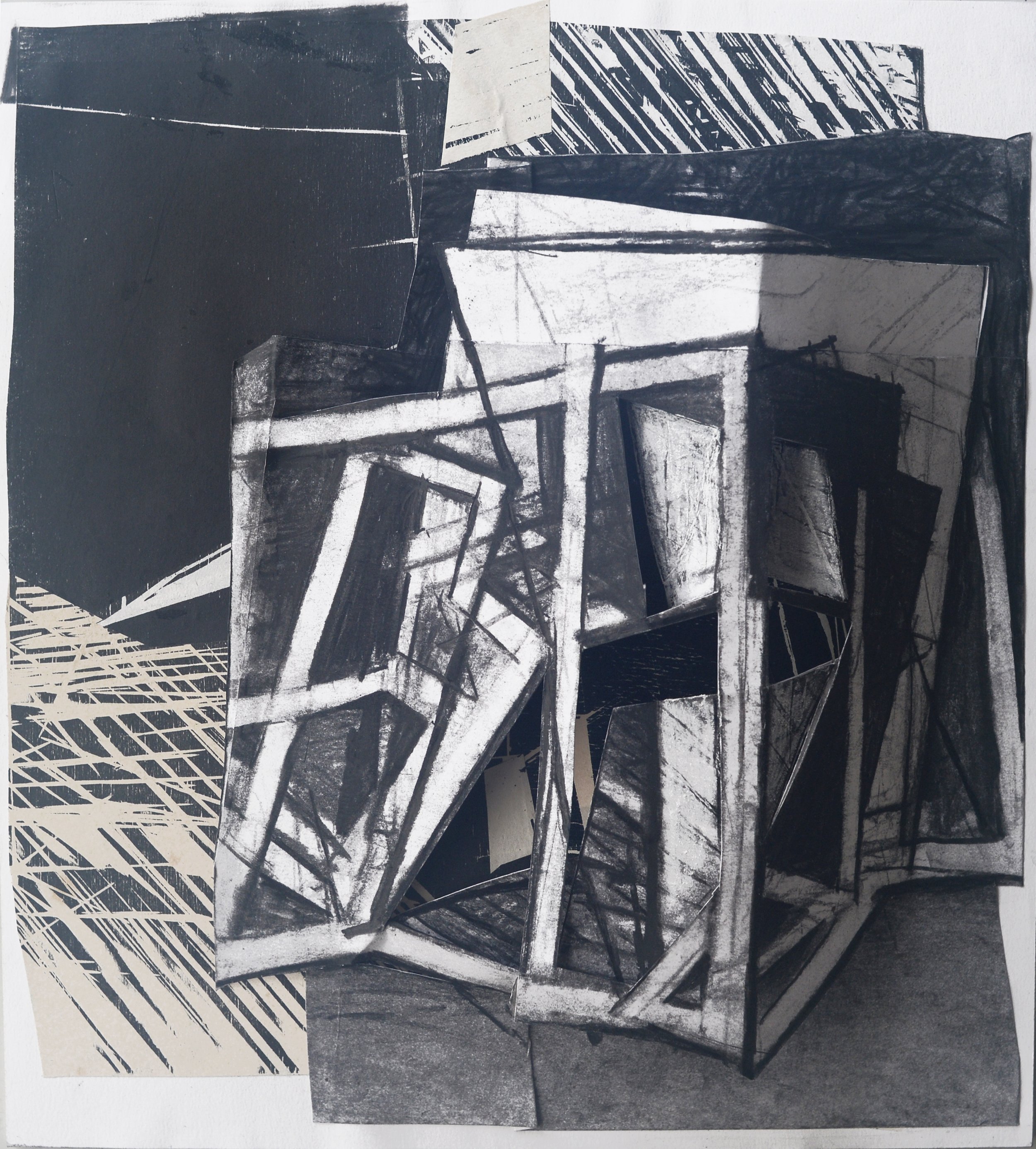 no title, folded print/drawing 25x25cm 2024