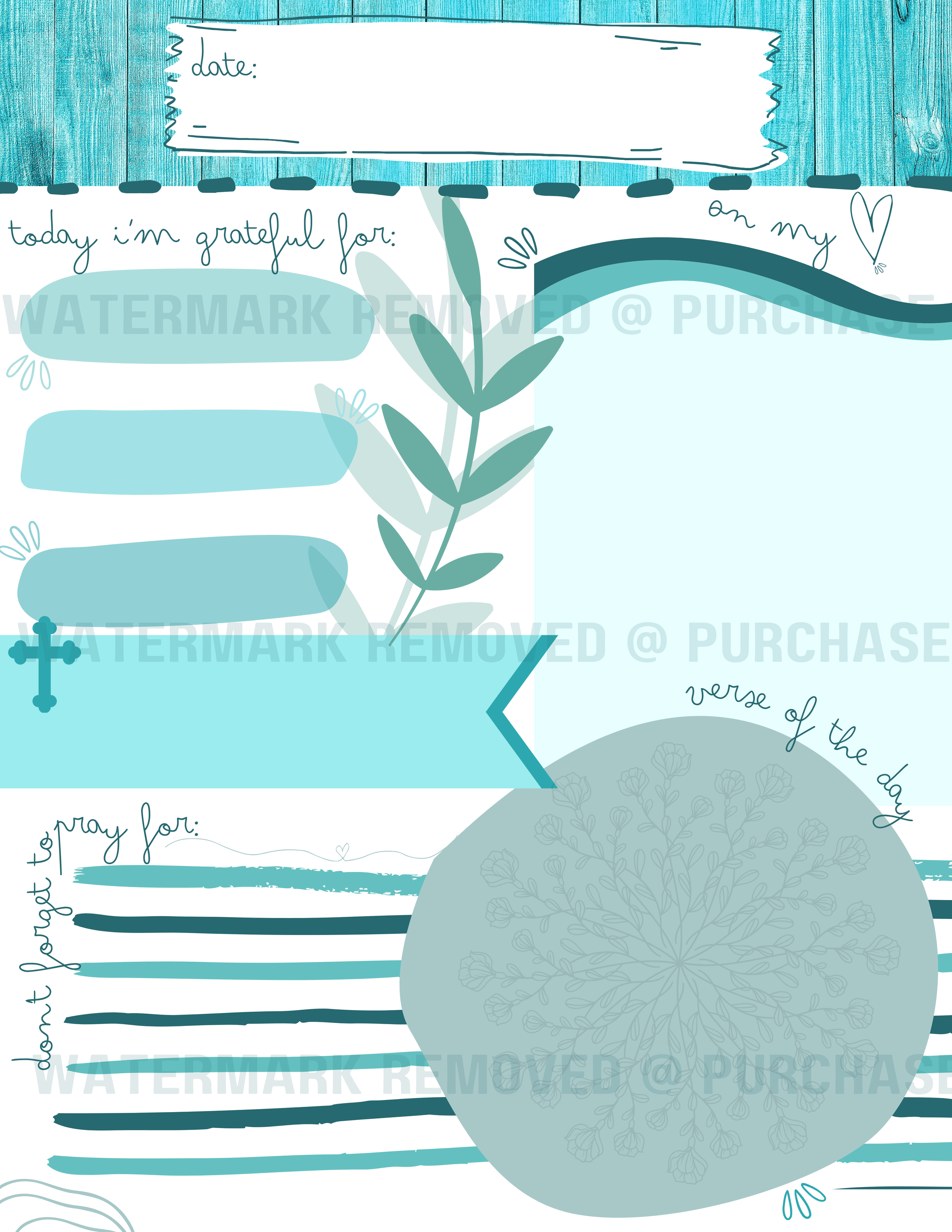 Daily Gratitude Prayer Worksheet ~ DOWNLOAD & PRINT!