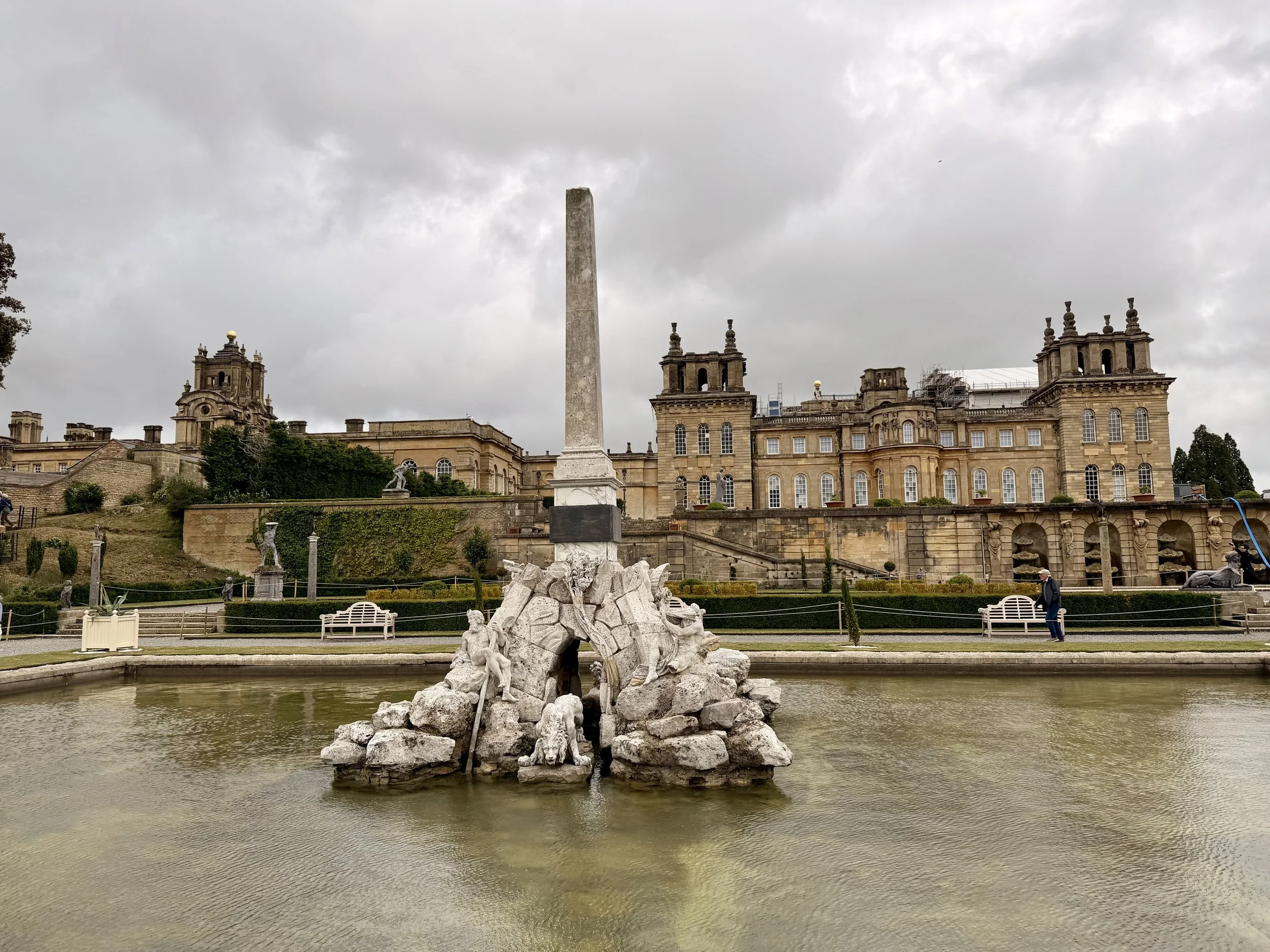 View of the palace from the garden.