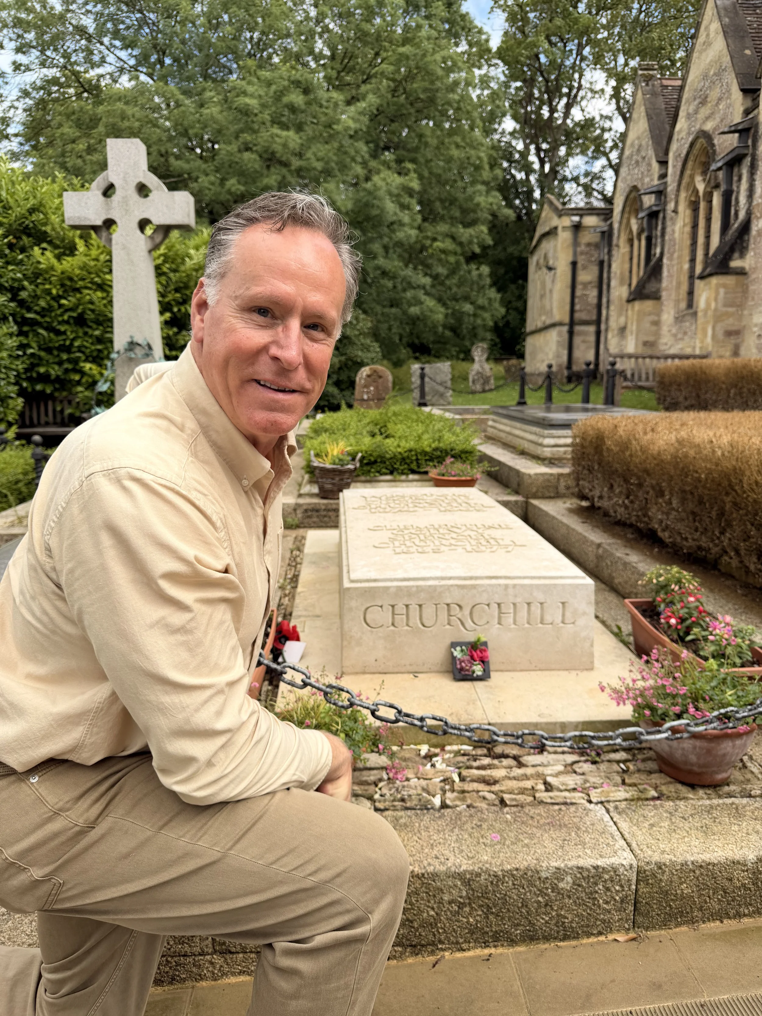 Grave of Sir Churchill