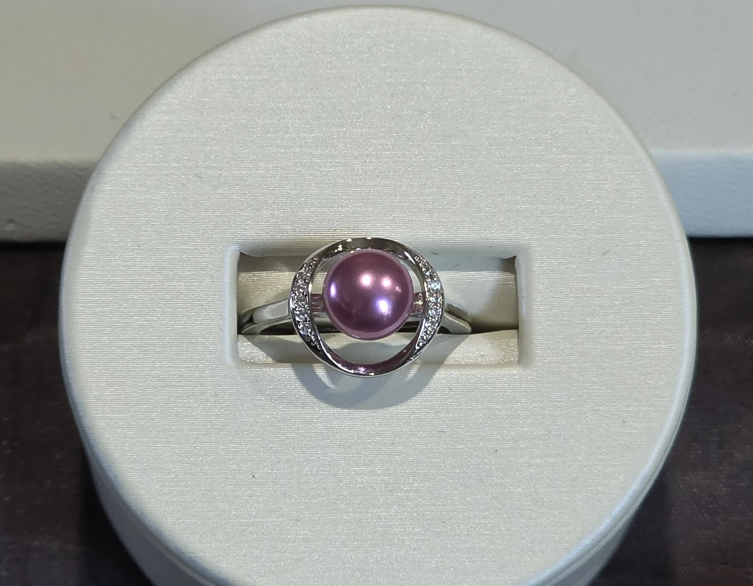 Pearl Pink Purple ring with CZ.jpg