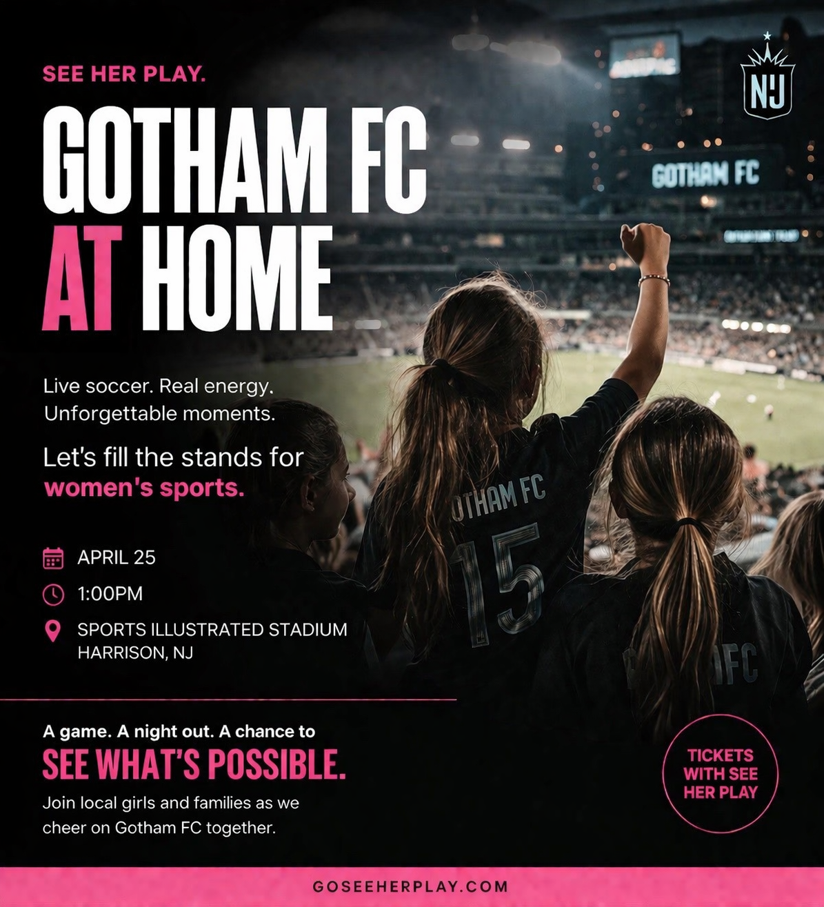 Gotham FC Vs Bay FC @ Home - April 25