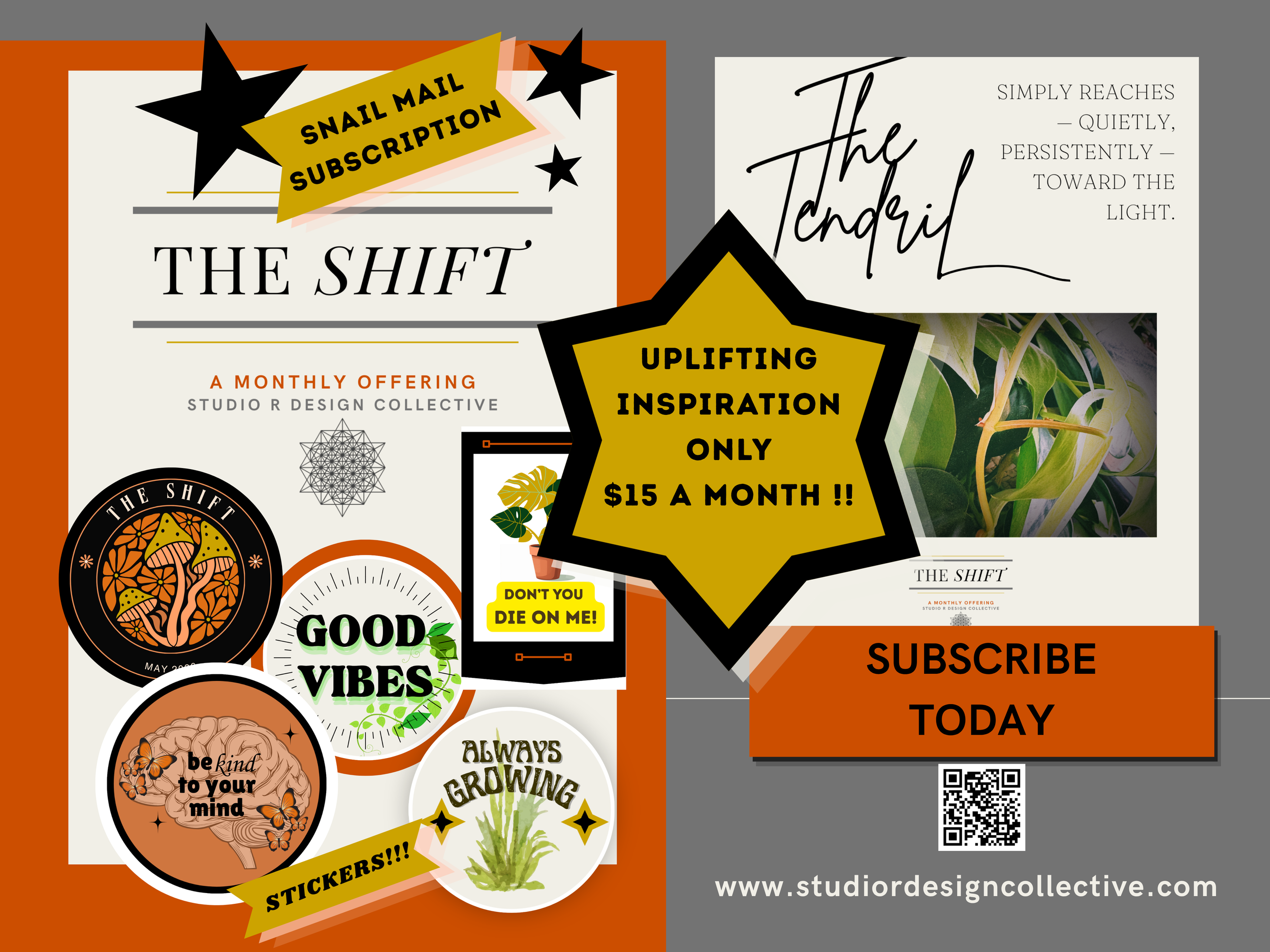 The Shift- Monthly Snail Mail Subscription