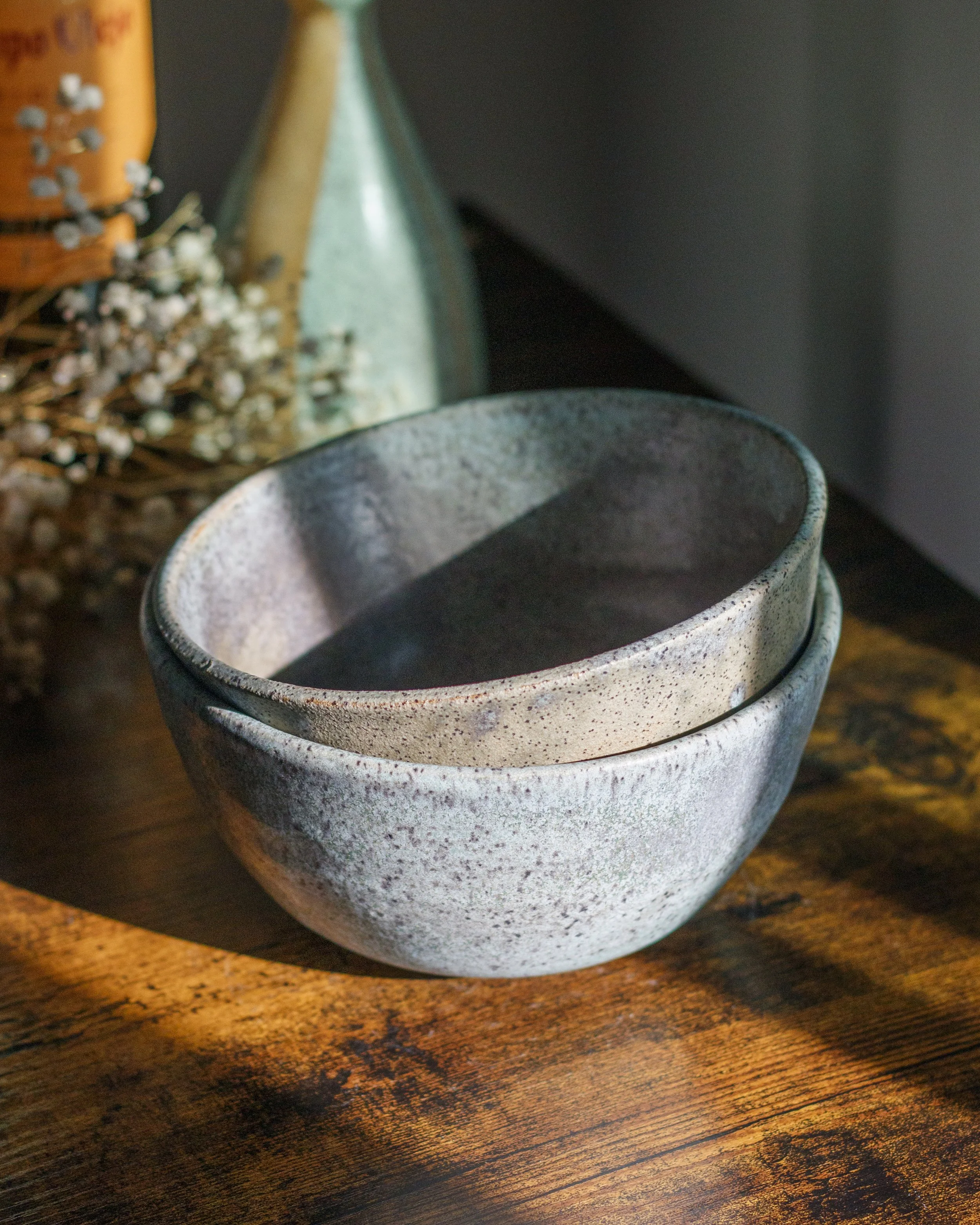 Matte green Bowl Set