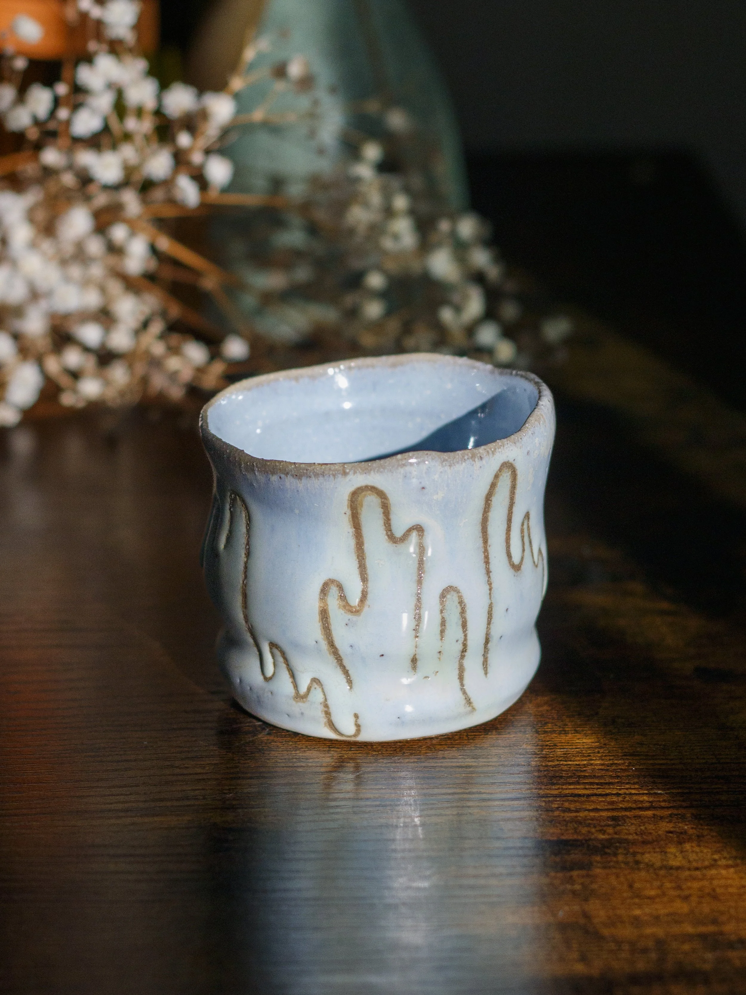 Baby Blue Wave Cup