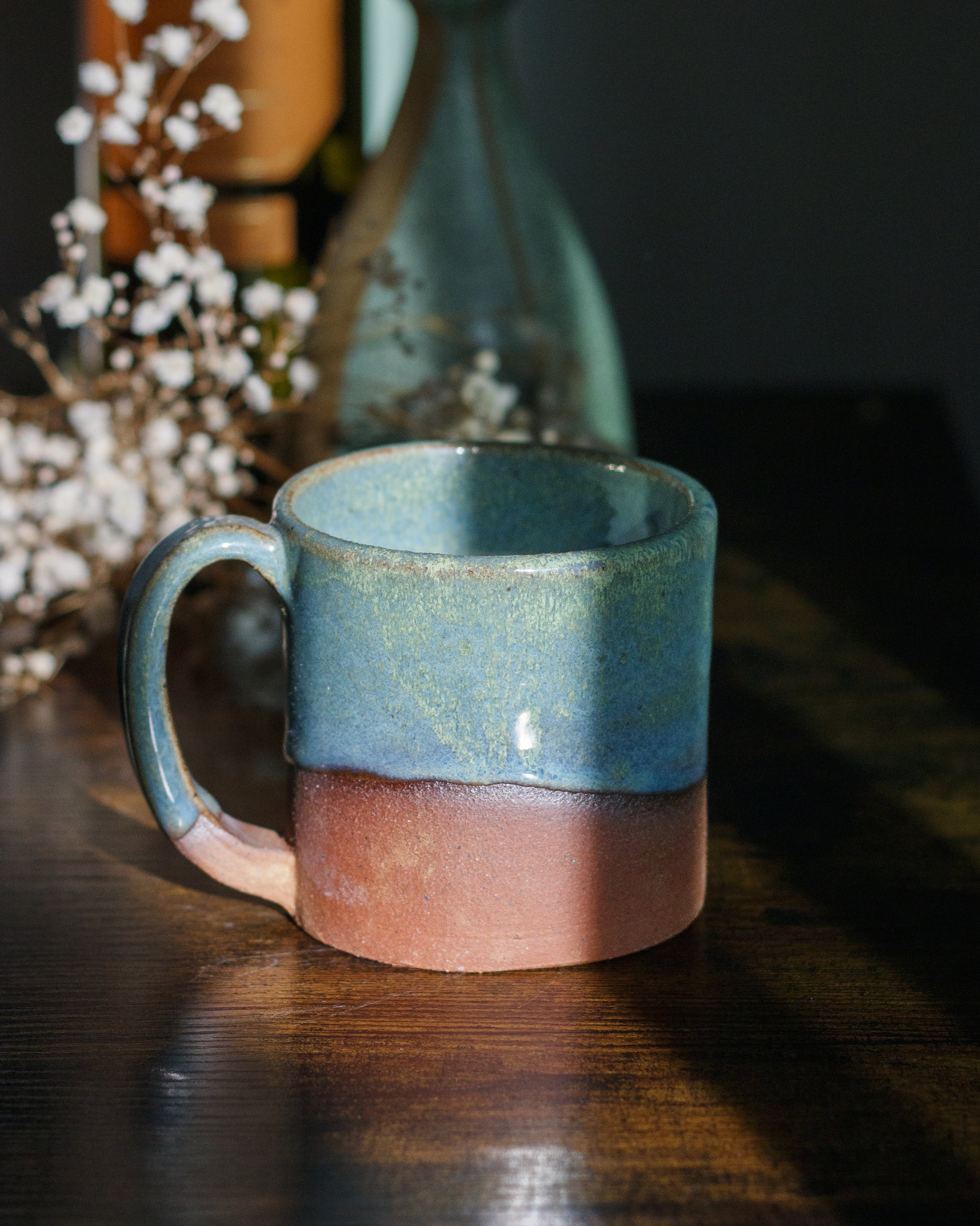 Greenish Blue Mug
