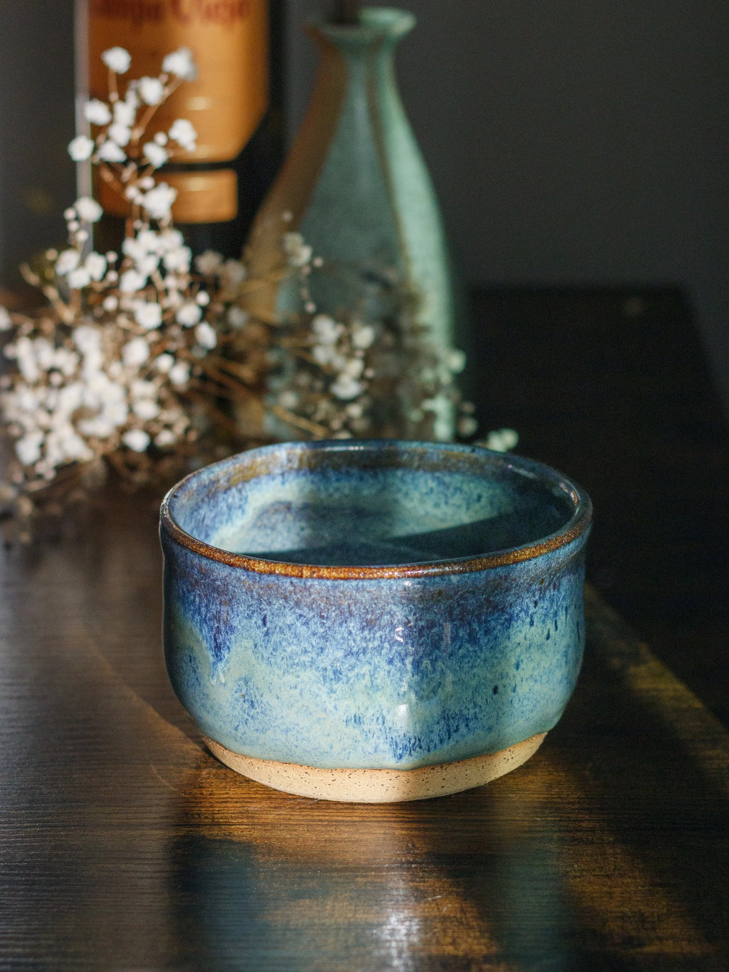 Flowy Blue Turquoise Bowl