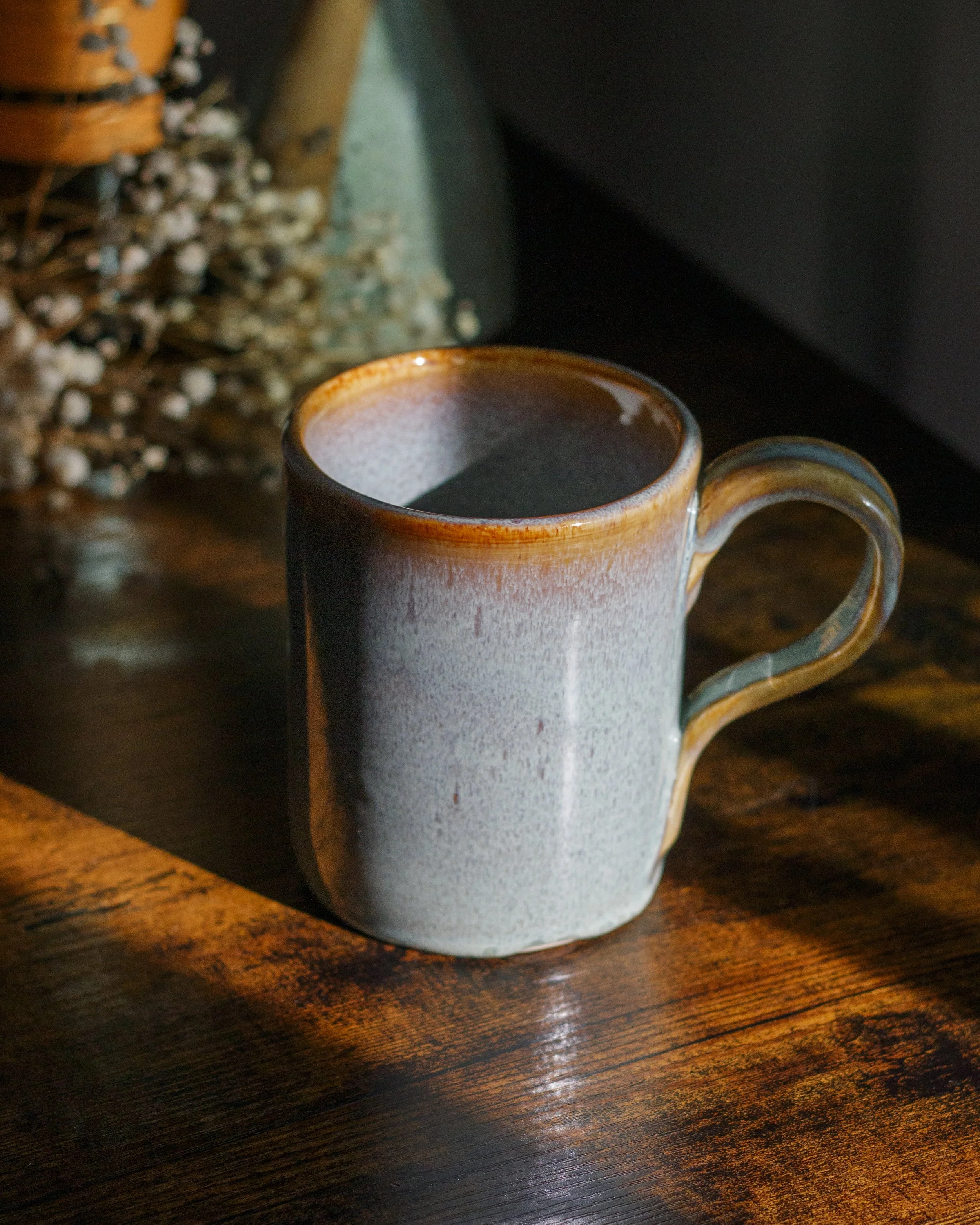 Tall Blue Mug