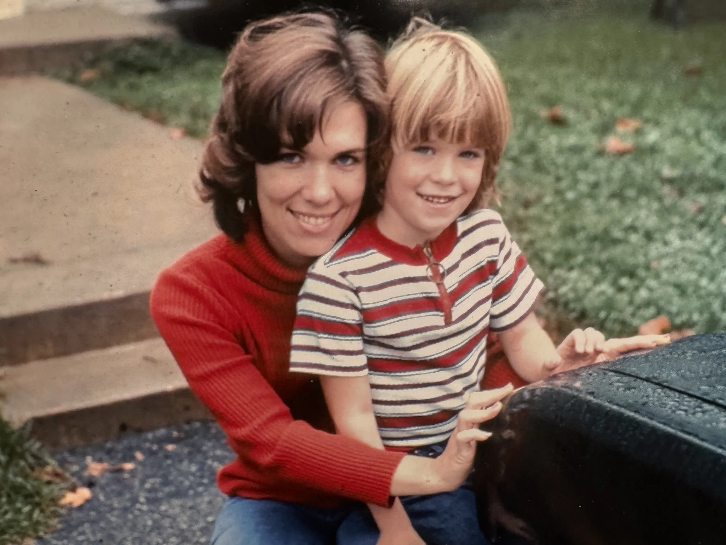 Michael, age 5, with me in Bethesda
