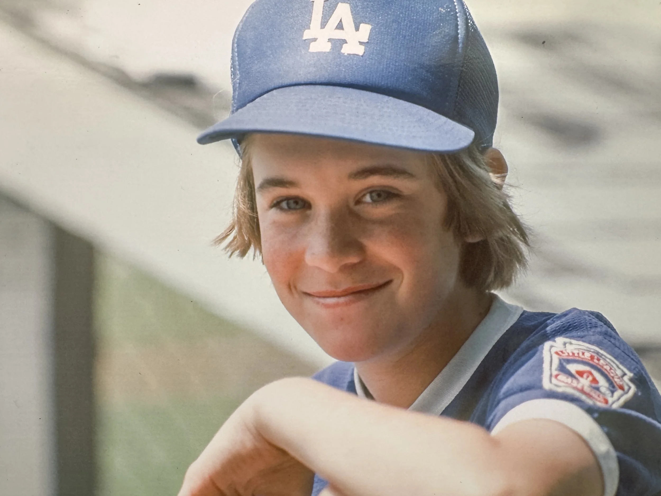 Michael, age 12, in his Little League Uniform