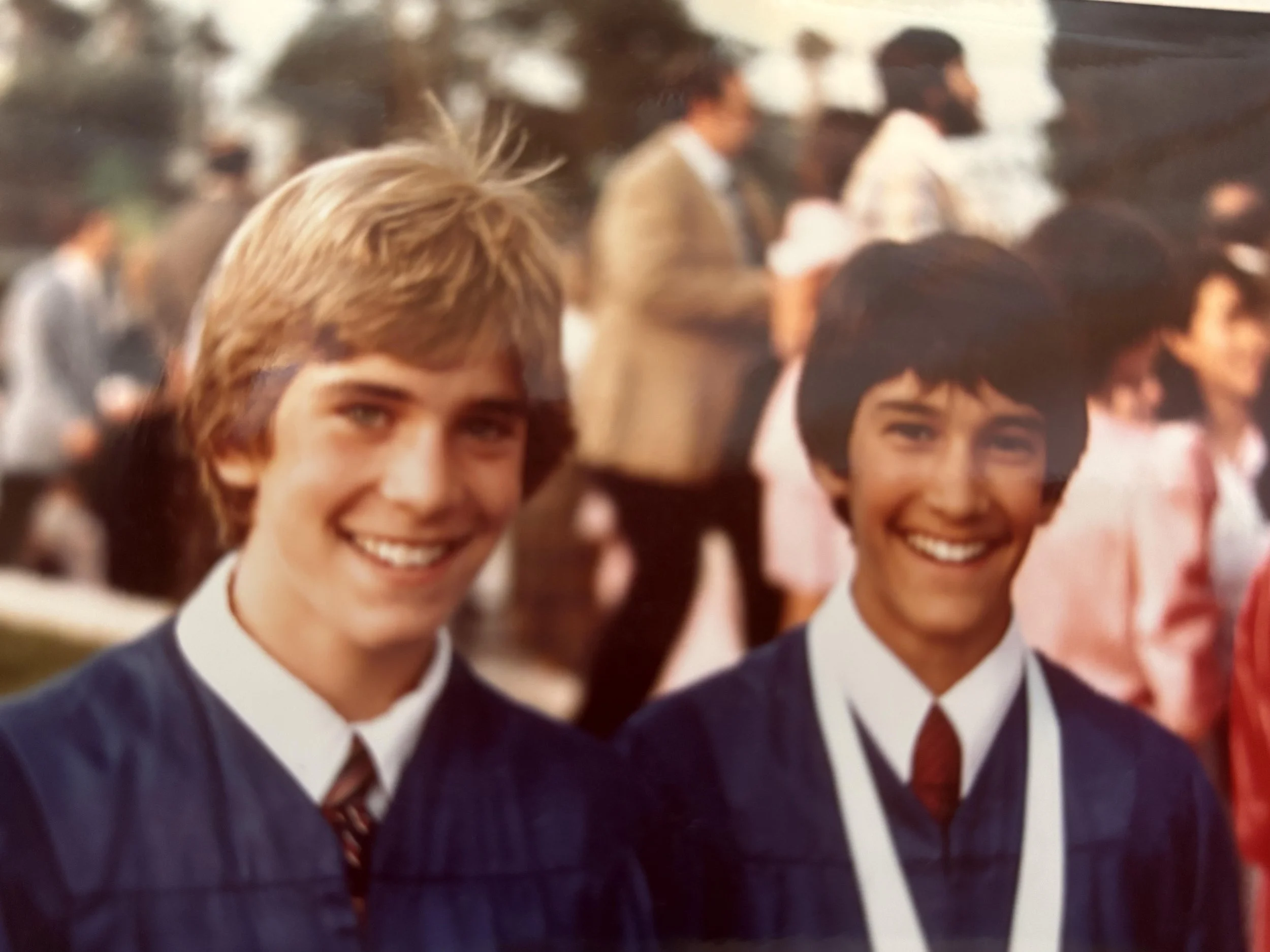 Michael and Mike D at their 8th grade graduation