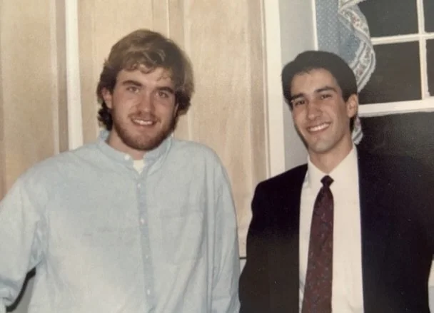 Michael and Mike D, college students, home for Christmas