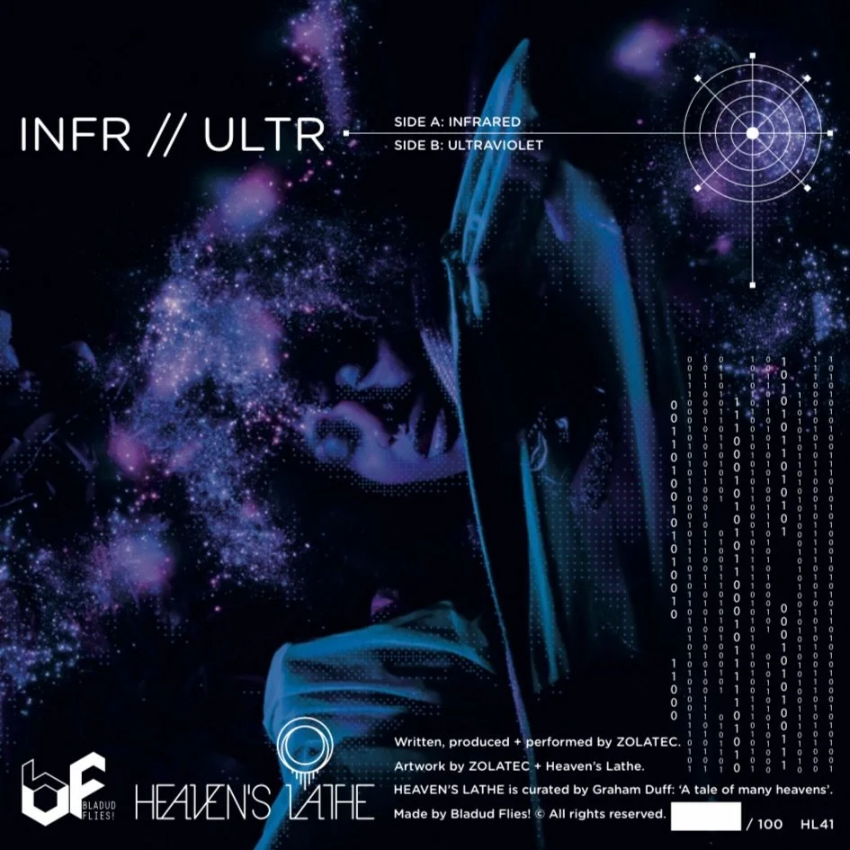 Hi guys! There are still some vinyls left! 🖤  Cop one of these and be part of the zolatec origin story 🪄 Ultraviolet snippet on next slide x 
&bull;
@heavenslathe @bladudflies 
https://heavenslathe.bandcamp.com/
&bull;
#vinyl 
#triphop 
#musicprodu