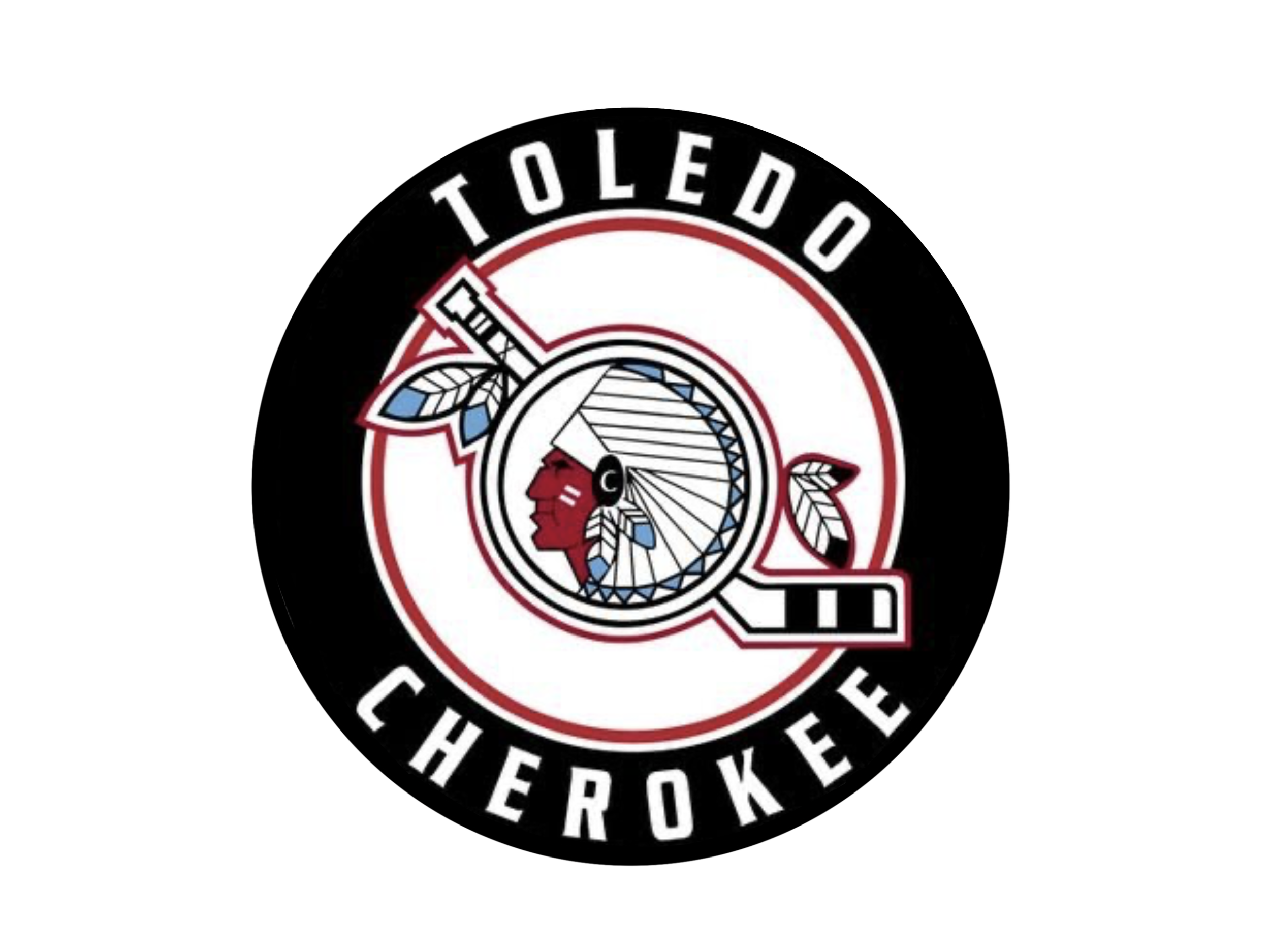 Toledo Cherokee Hockey Sticker