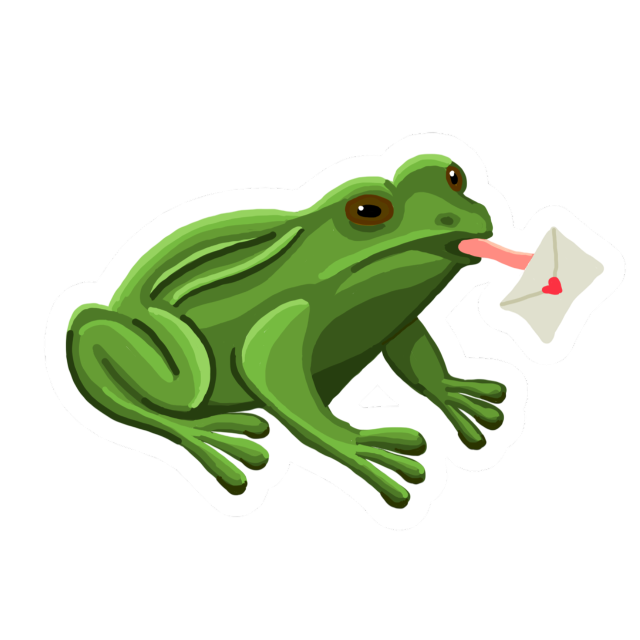 June Frog Sticker
