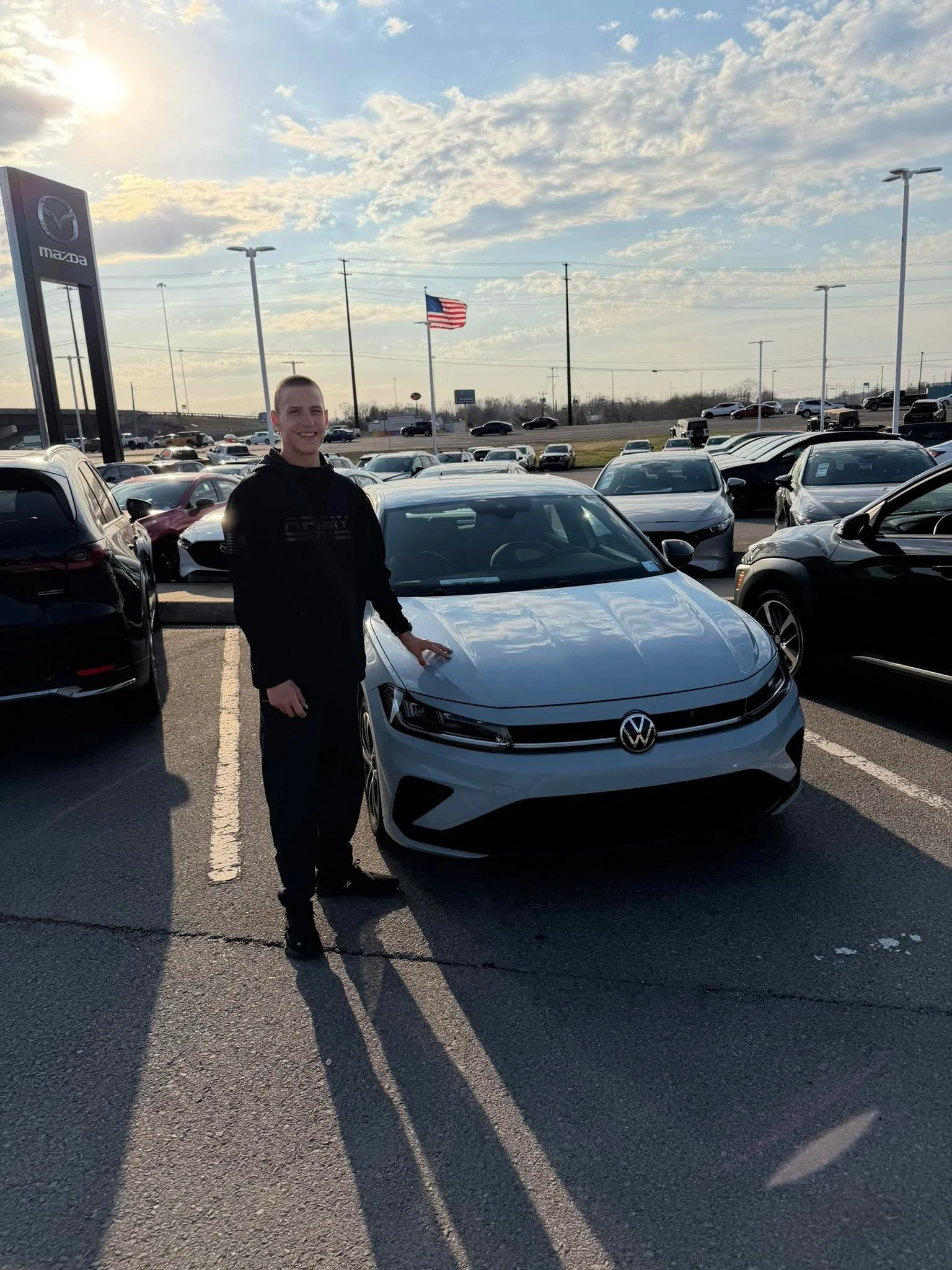 Huge thank you to Jackson Weeda 🇺🇸 for his service in the U.S. Army and for trusting me with his newest addition to the family &mdash; a 2025 Volkswagen Jetta 🚗✨
It was an honor helping you get into something reliable, stylish, and fun to drive.

