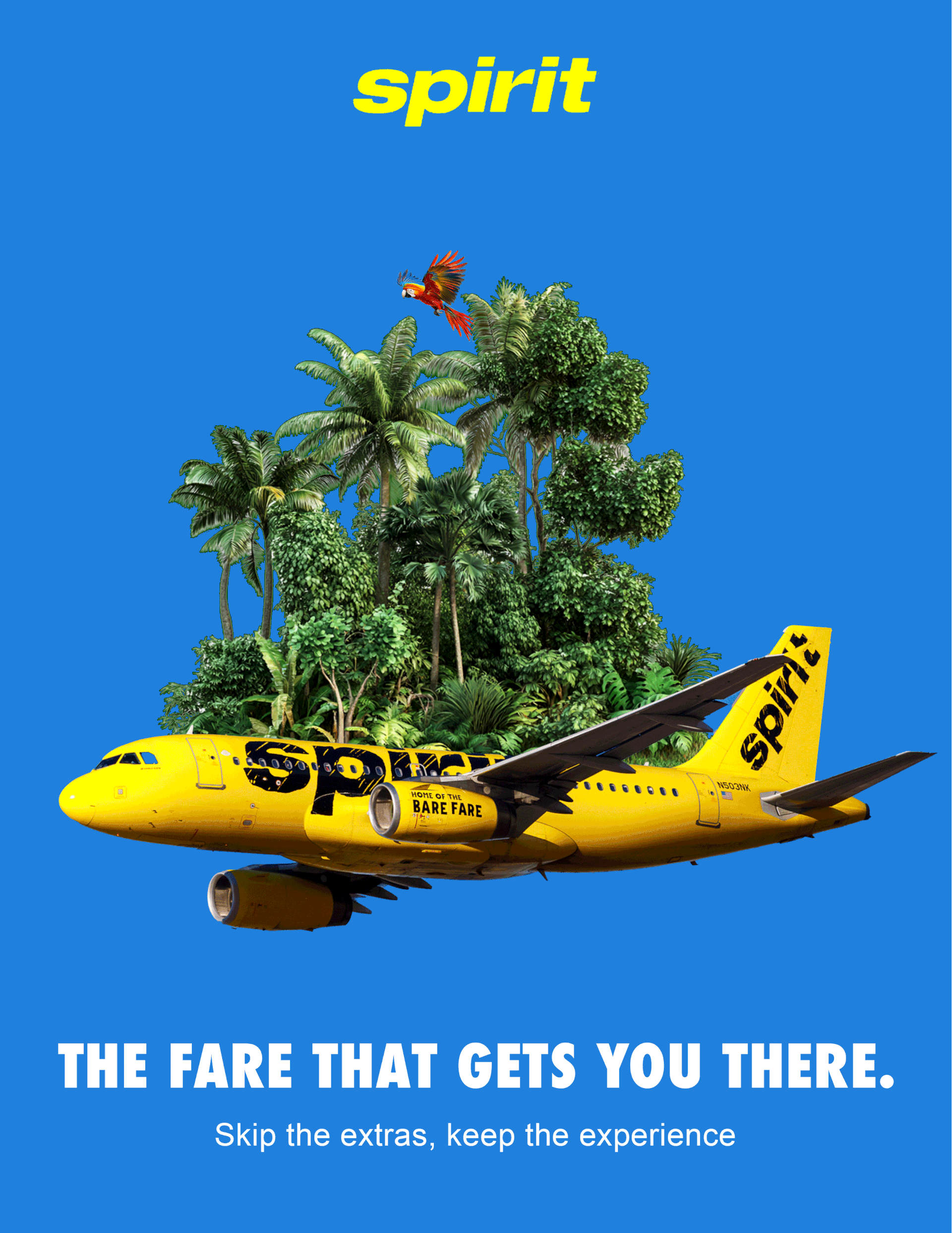 SPIRIT AIRLINES "SKIP THE EXTRAS"