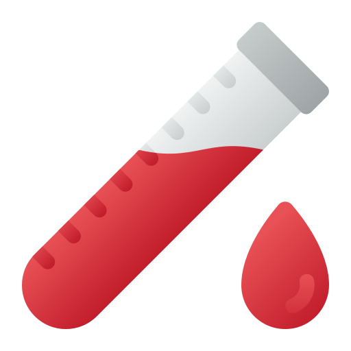 Illustration of a thermometer with a red liquid indicating a high temperature.
