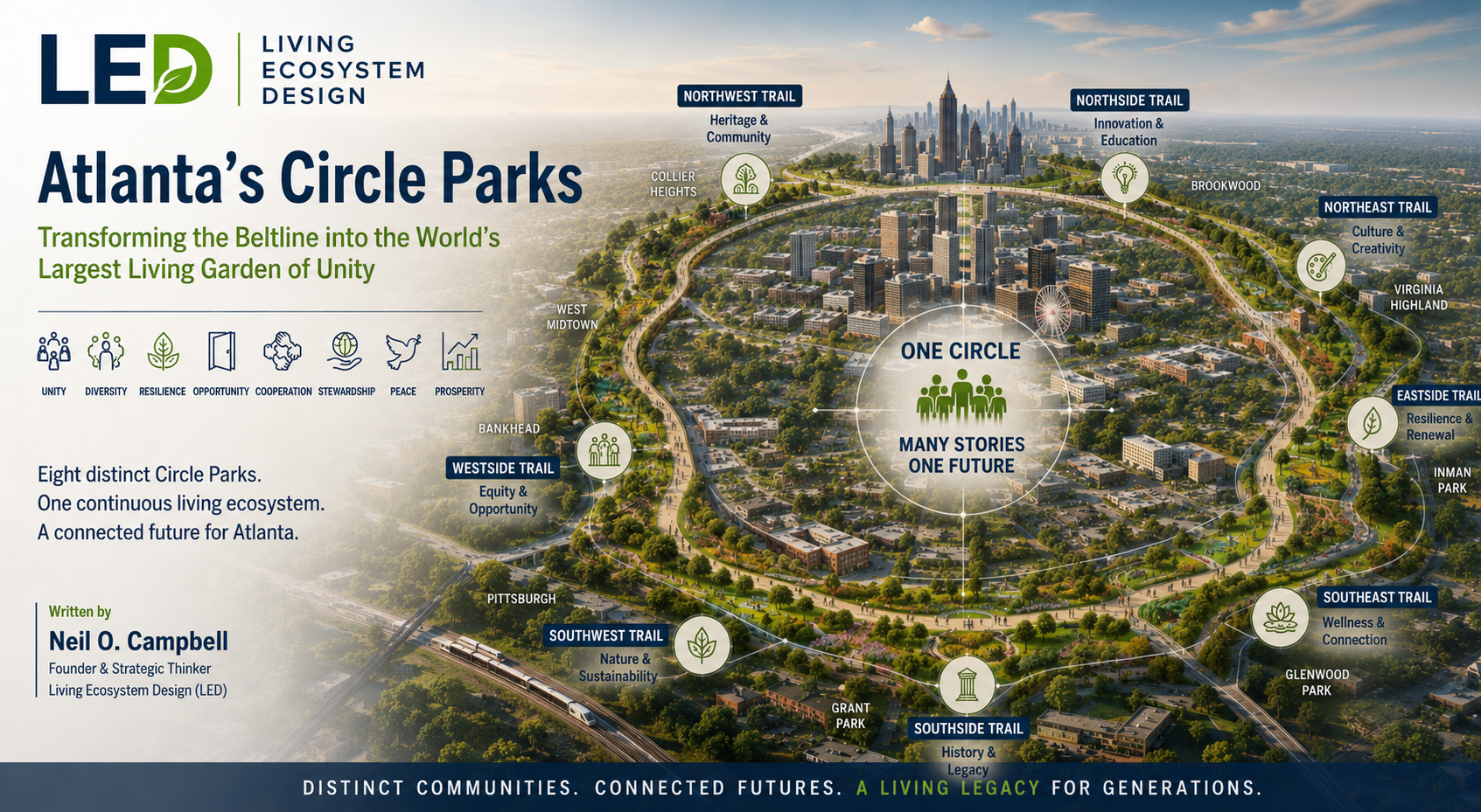 Atlanta's Circle Parks: Transforming the Beltline into the World's Largest Living Garden of Unity