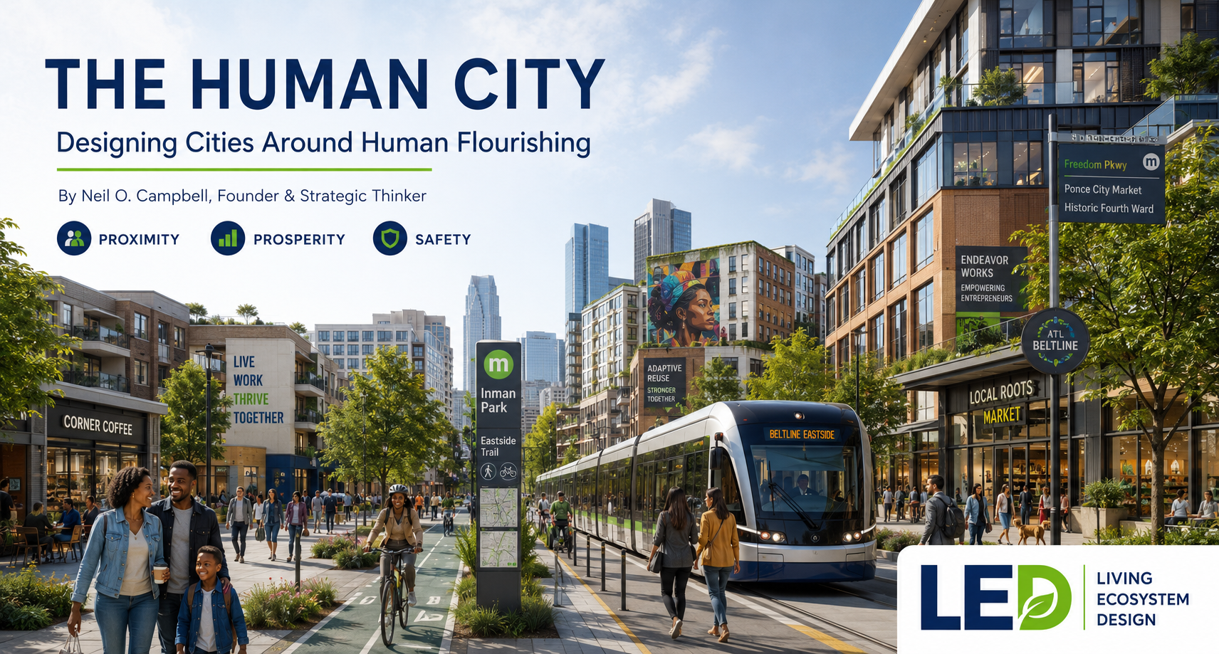 The Human City: Designing Cities Around Human Flourishing