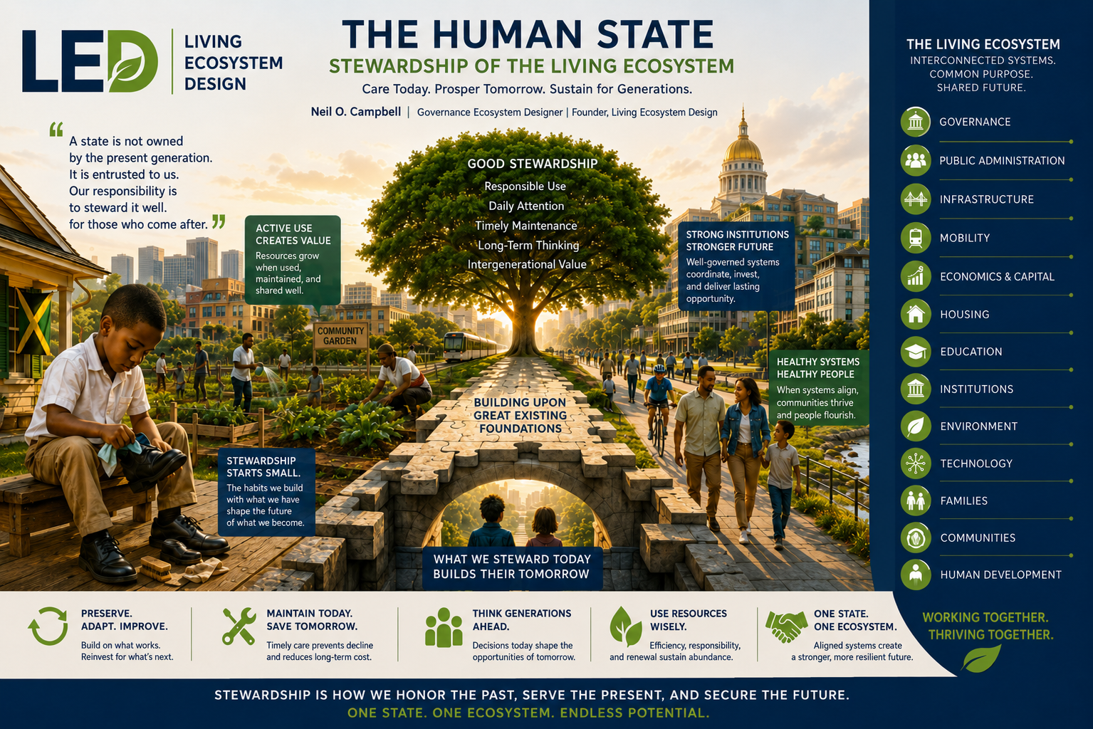The Human State: Stewardship of the Living Ecosystem