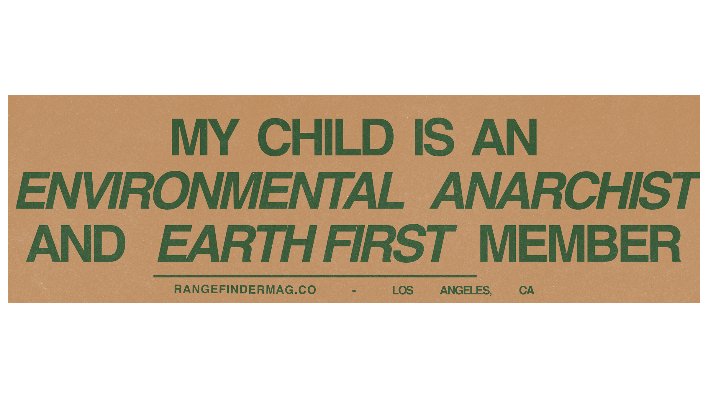 My Child is an Anarchist Bumper Sticker