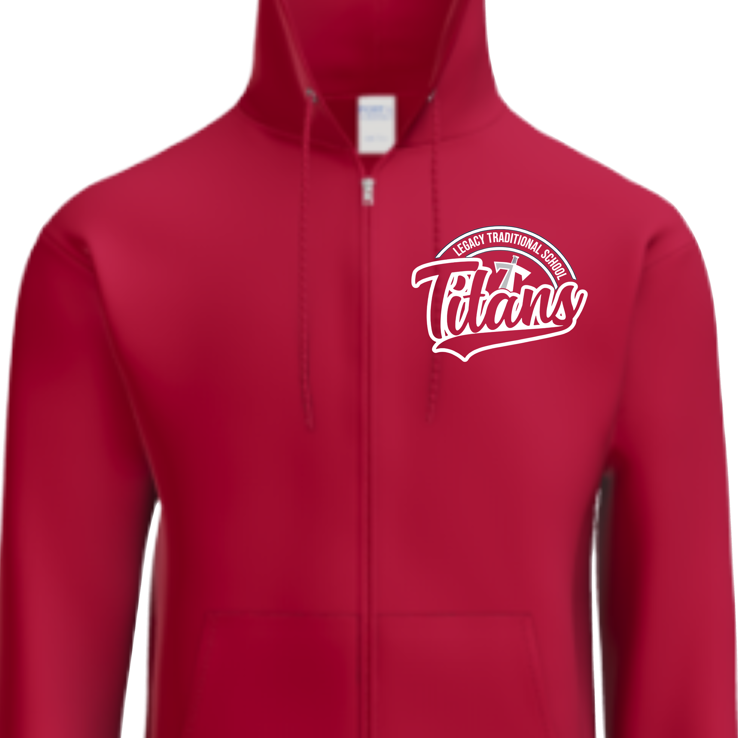Red zip up circle  close.png