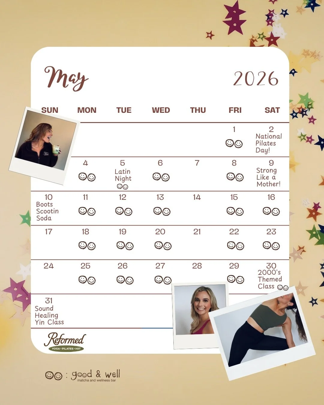 Flow into the new month with us! 💗