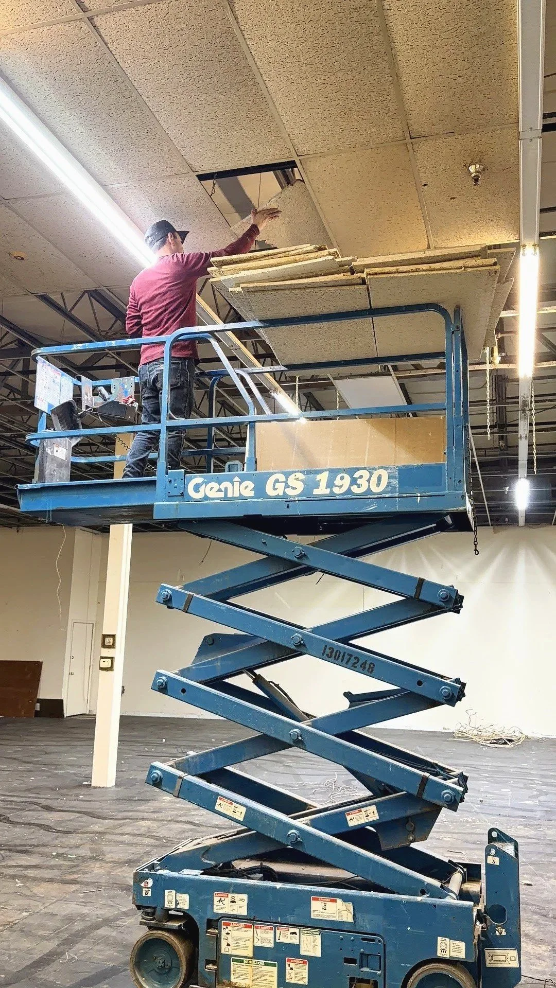Ceiling Tile Removal